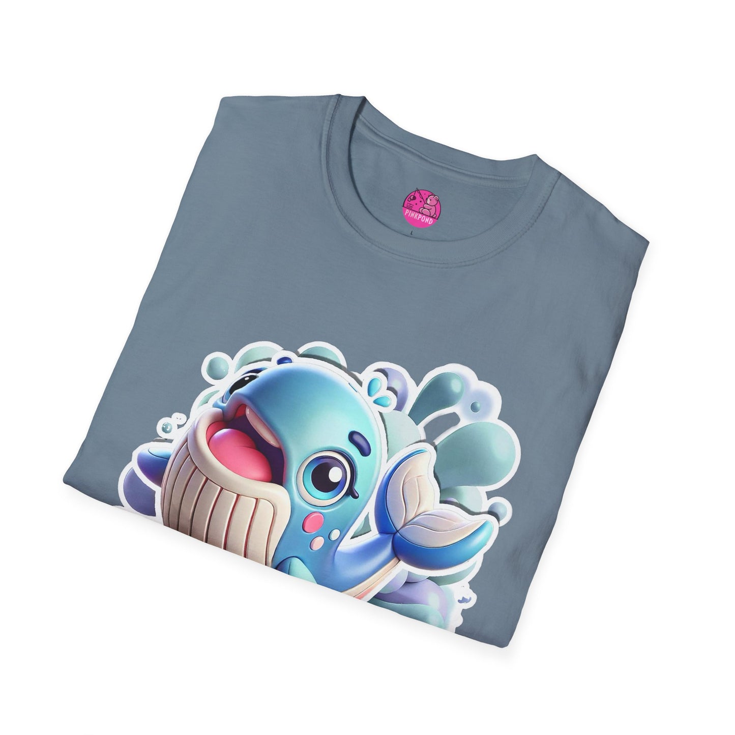 Walter the Whale - Joyful Ocean Explorer T-Shirt