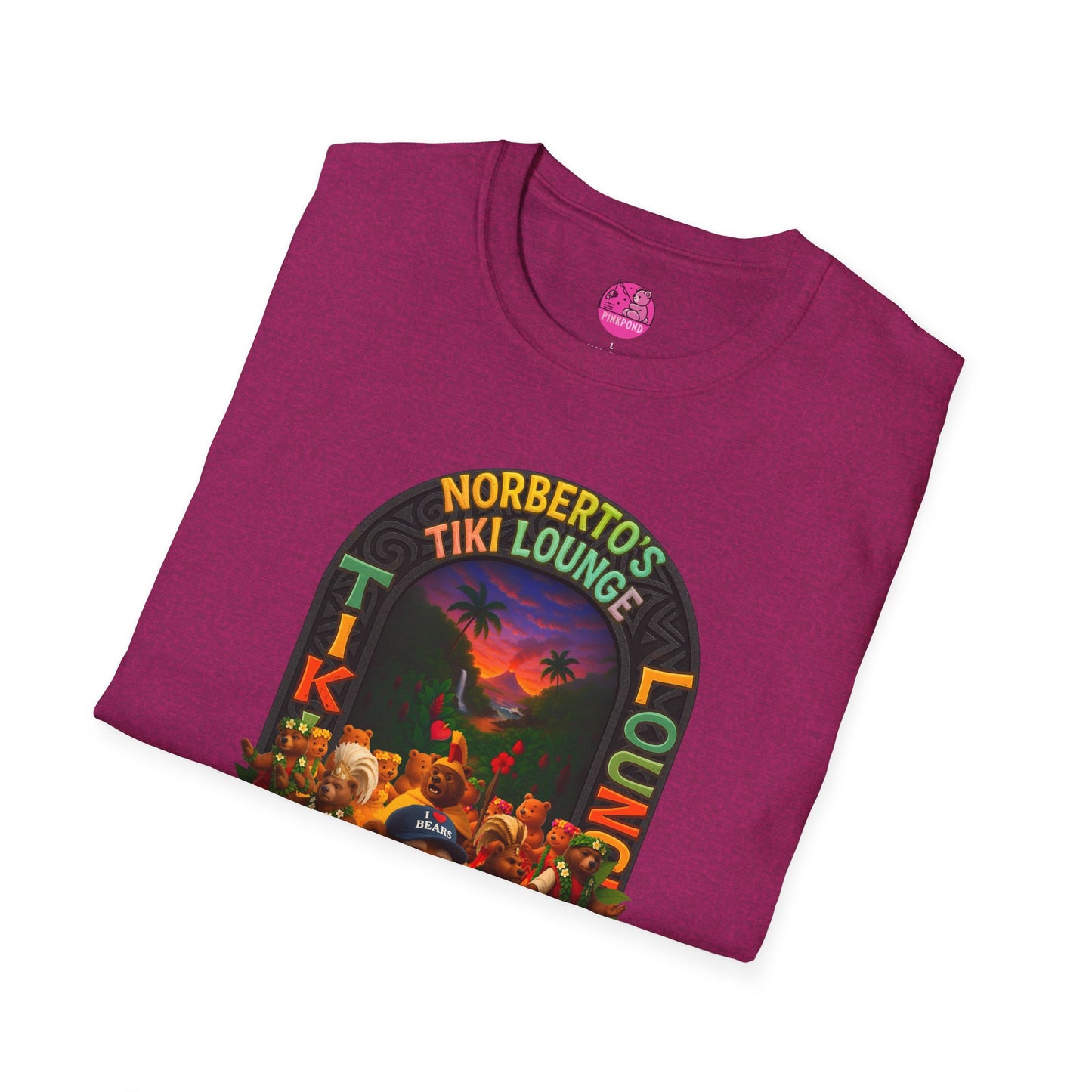 Unisex T-Shirt - Norberto’s Tiki Lounge Bear Tee - A Tribute to Kindness
