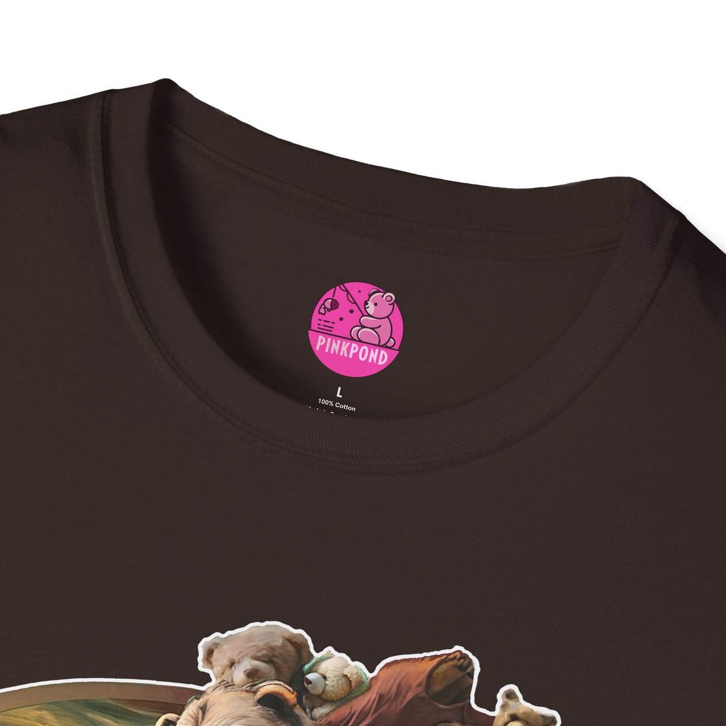 Graphic T-Shirt The Creation of Teddy - Art Lover Gift for bear Fans - Unisex Softstyle