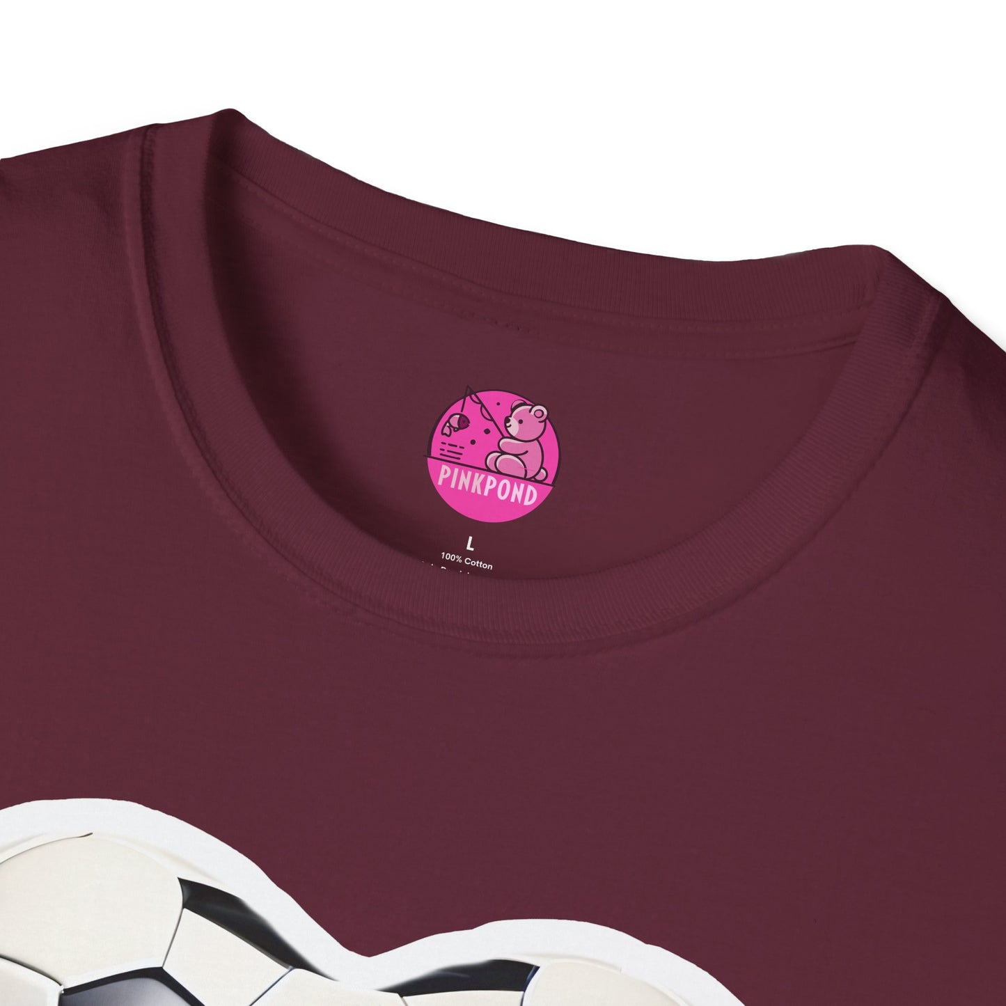 Football Heart Unisex T-Shirt - Love Life Design,
