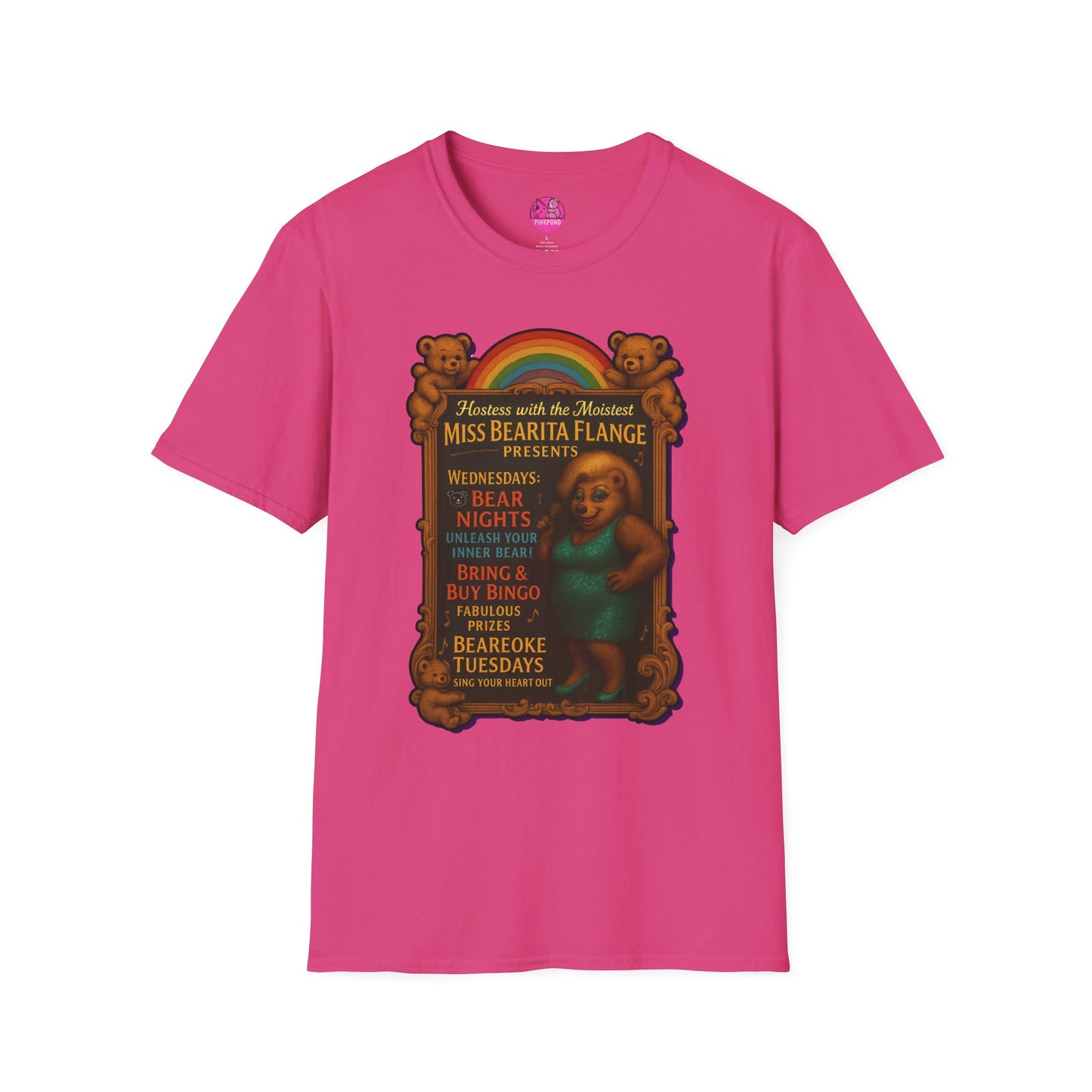 Bearita Flange Presents - camp drag bear tee