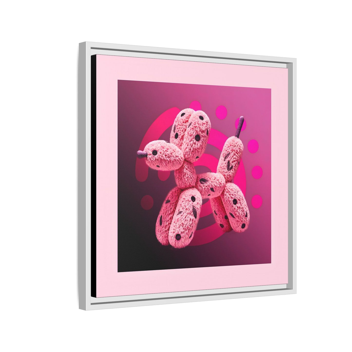 Canvas Art Print - Furry Balloon Dog