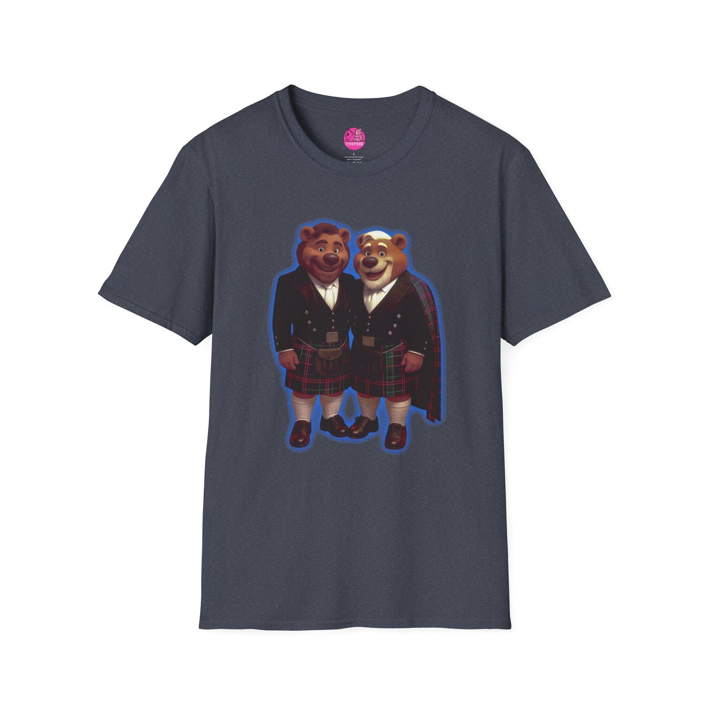The Happy Bear Couple T-Shirt - Cheeky Edition, Love and Laughter Apparel