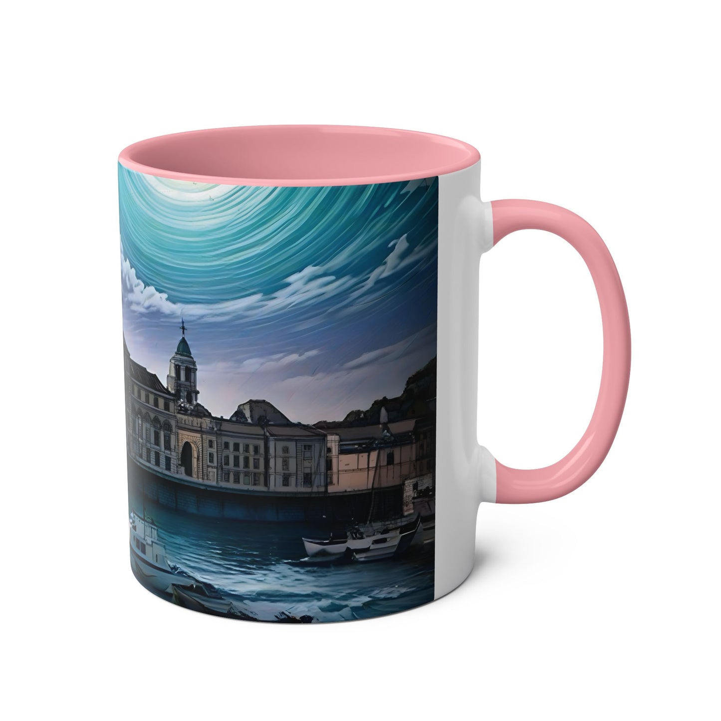Plymouth Two-Tone Coffee Mug - Tides of Time, 11oz