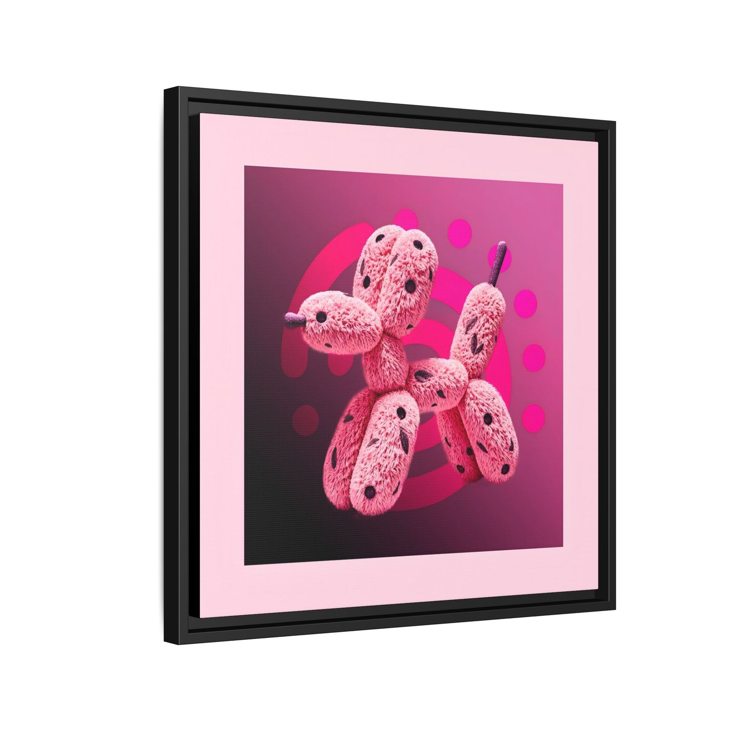 Canvas Art Print - Furry Balloon Dog