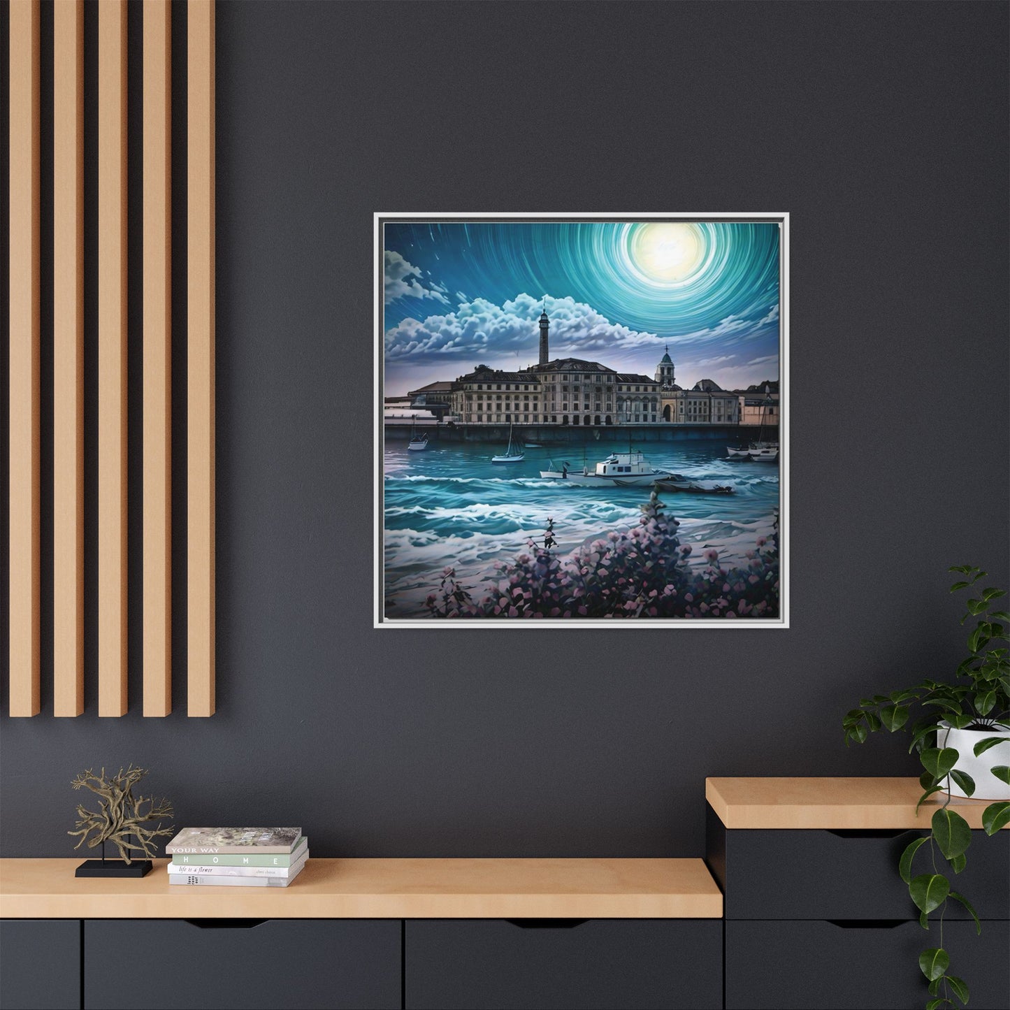 Tides of Time – Royal William Yard by Andrew McCarter - Canvas Print
