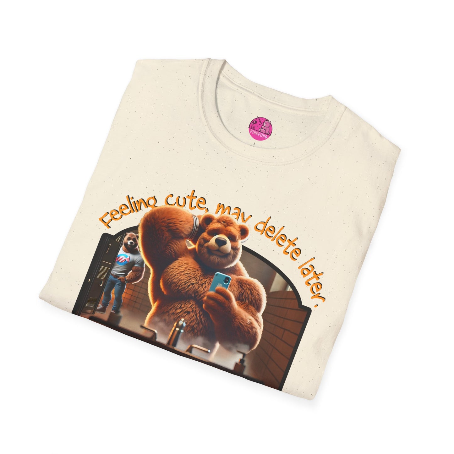 Feeling Cute Bear Selfie T-Shirt