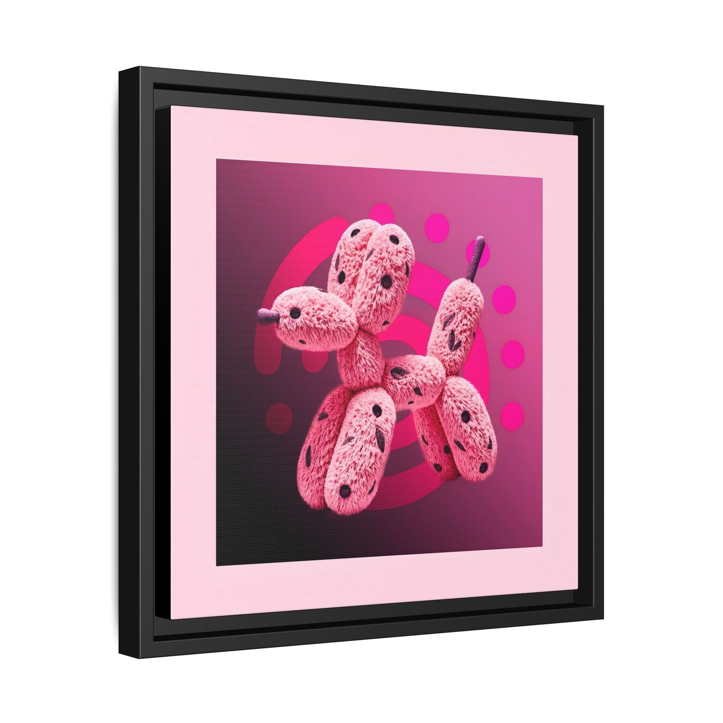 Canvas Art Print - Furry Balloon Dog