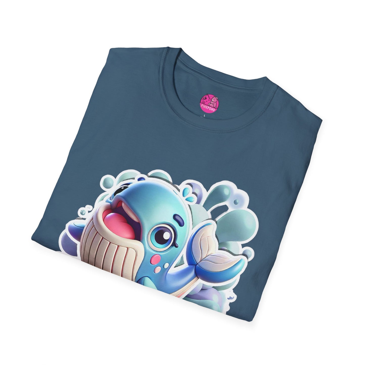 Walter the Whale - Joyful Ocean Explorer T-Shirt