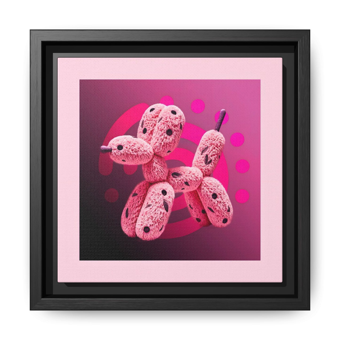 Canvas Art Print - Furry Balloon Dog