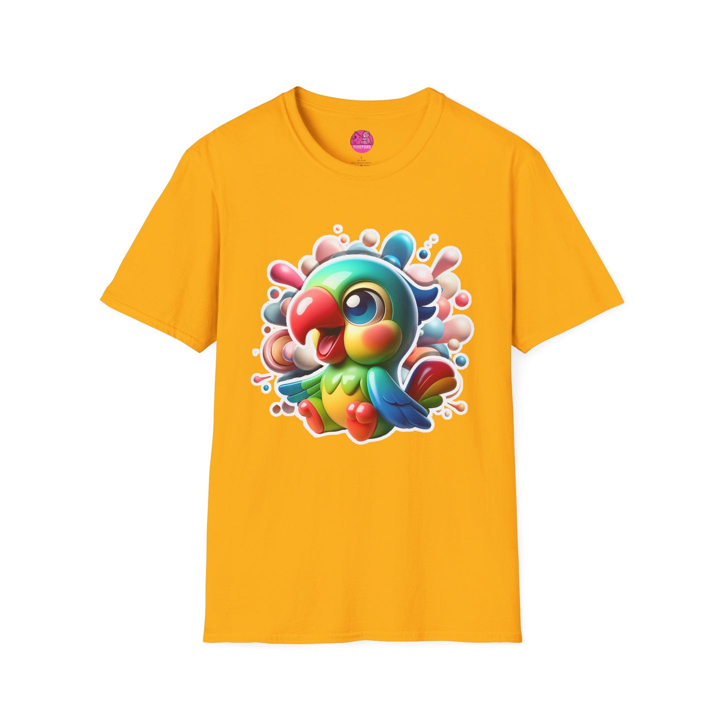 Penelope Parrot - Unisex Softstyle T-Shirt