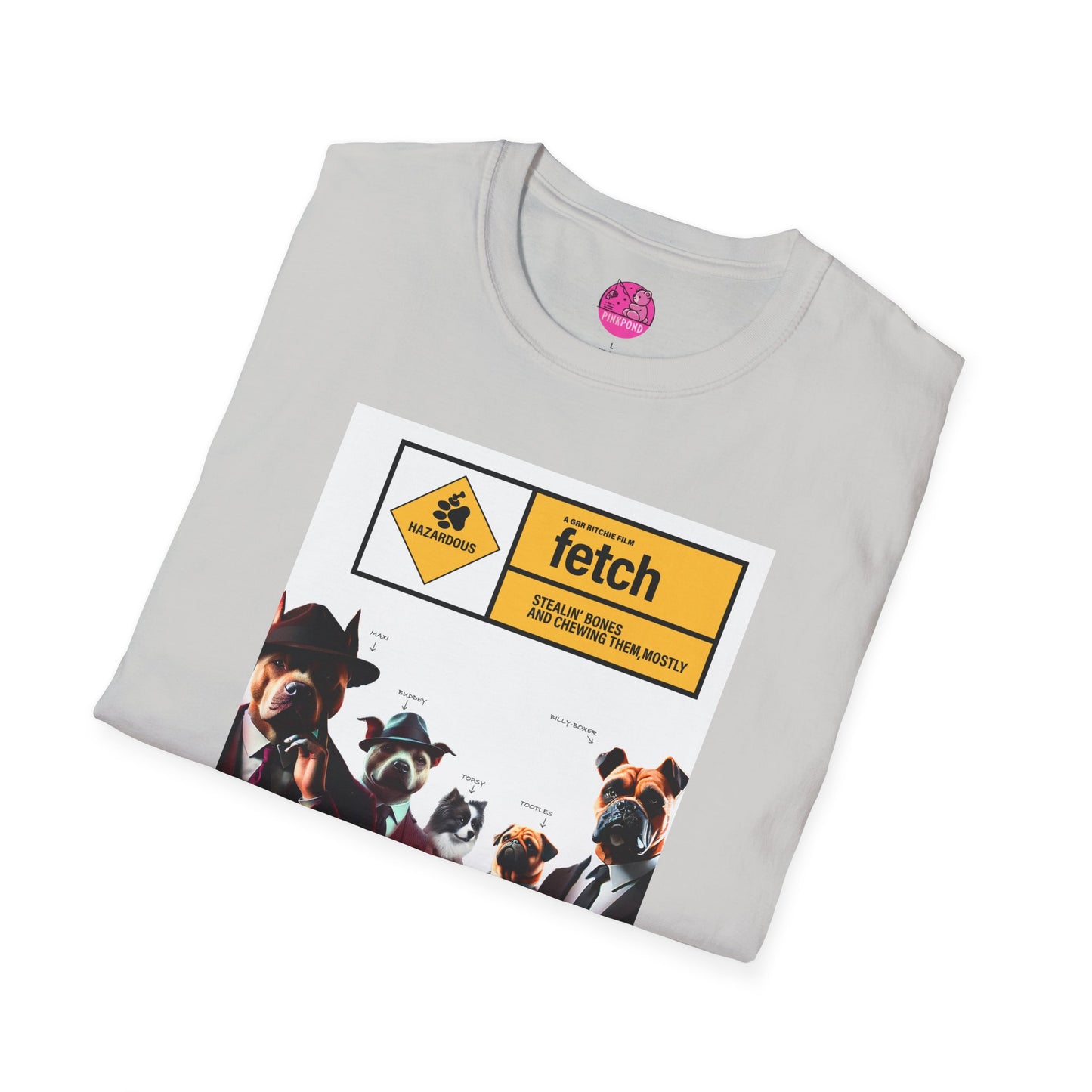 Movie Parody T-Shirt: Fetch A Bone-Heist Classic