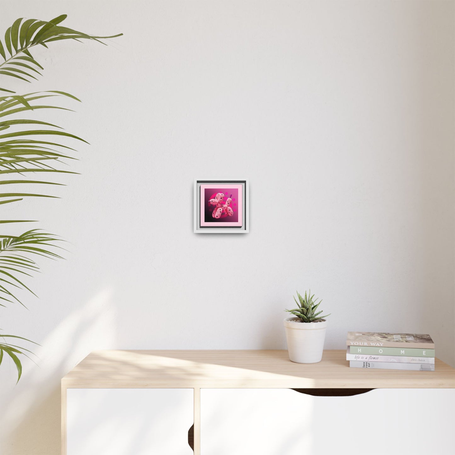 Canvas Art Print - Furry Balloon Dog