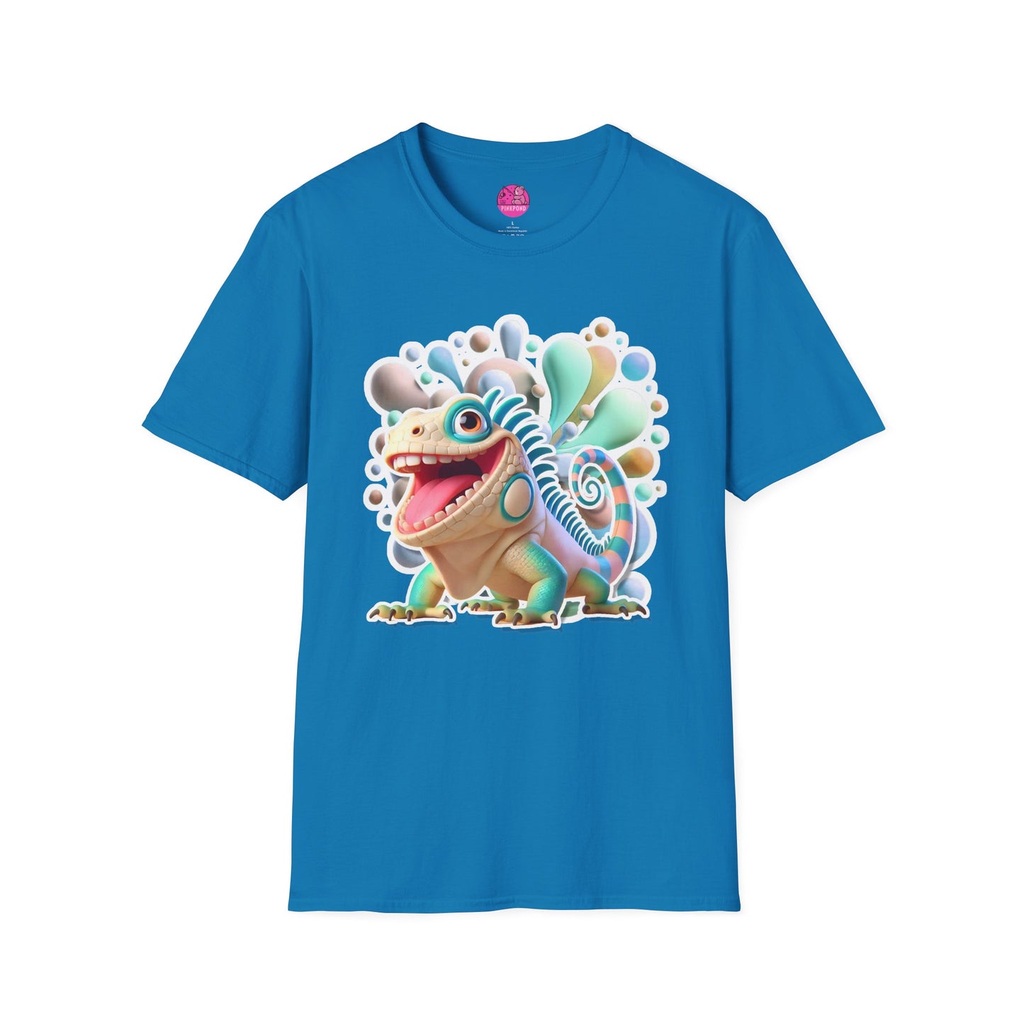Iggy the Iguana T-Shirt โ The King of Cool! - Unisex Softstyle Tee