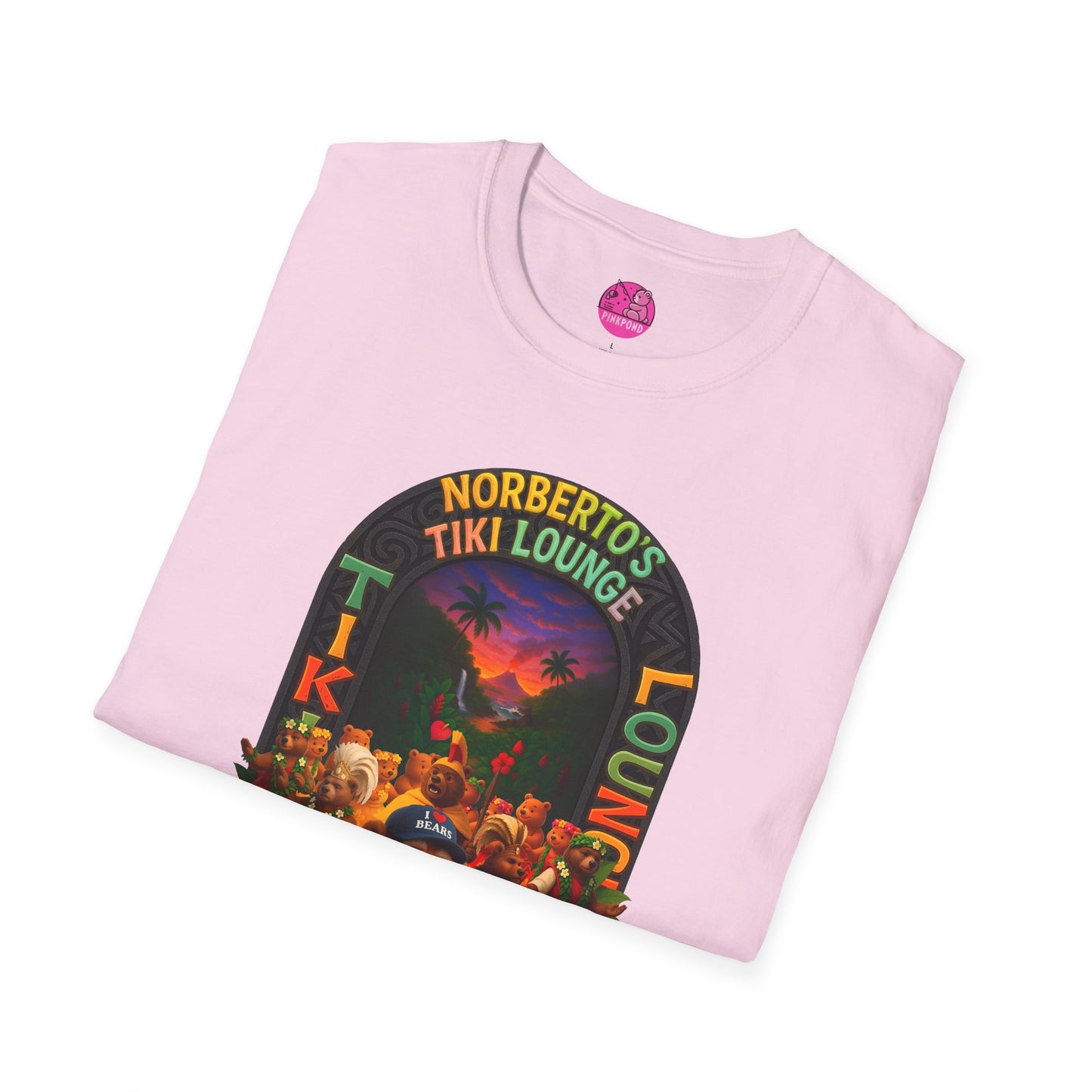 Unisex T-Shirt - Norberto’s Tiki Lounge Bear Tee - A Tribute to Kindness