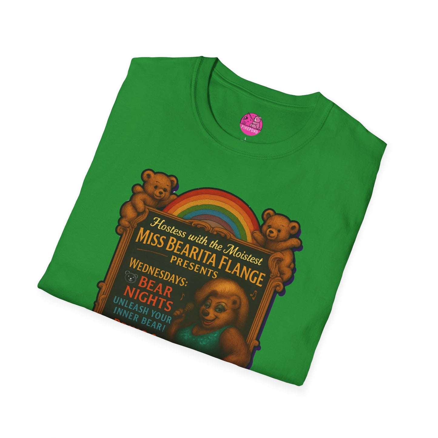 Bearita Flange Presents - camp drag bear tee