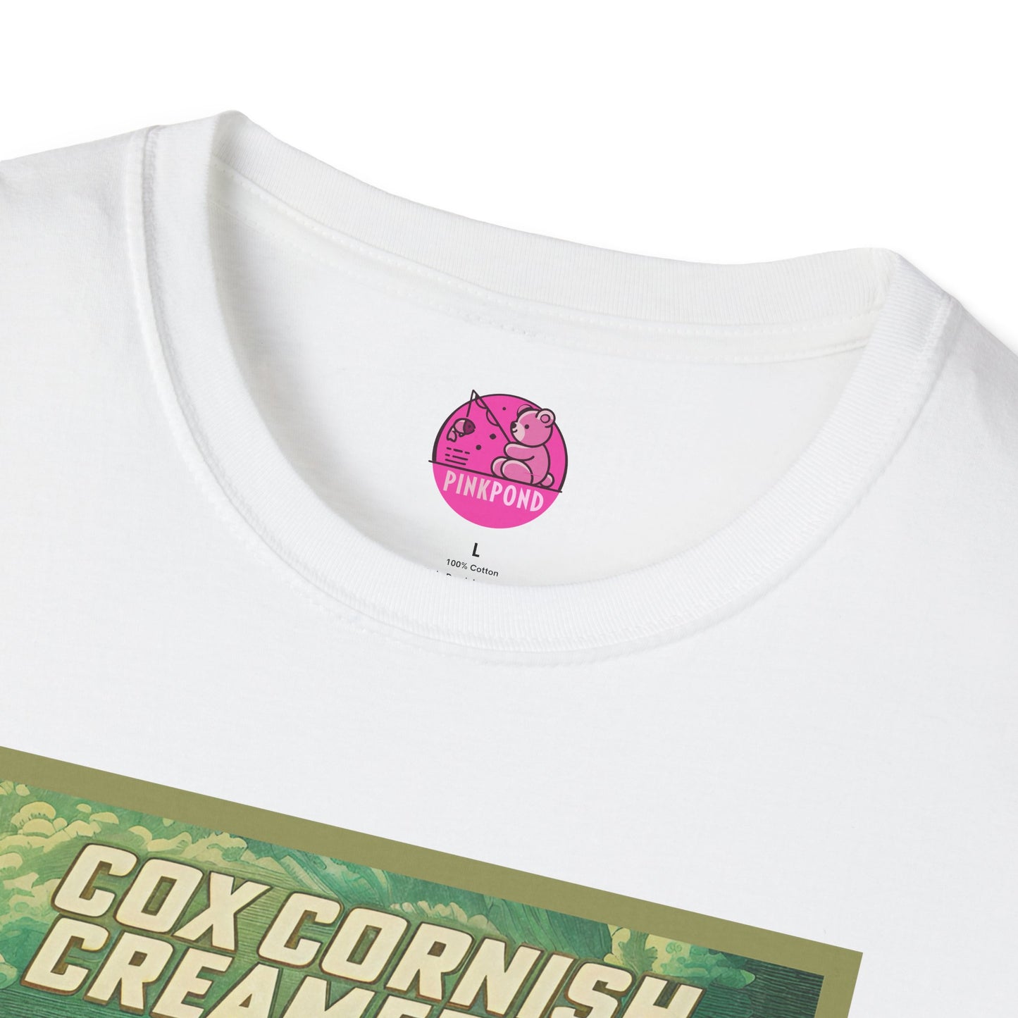Saucy Vintage Ice Cream T-Shirt - Cox Cornish Creameries Design