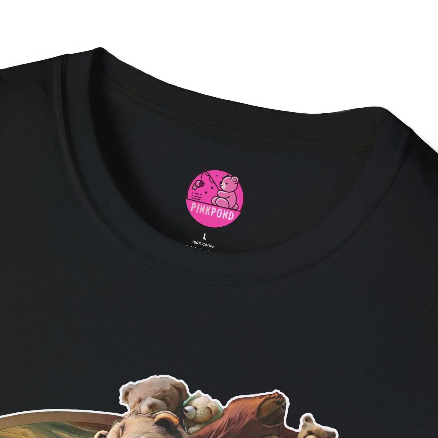Graphic T-Shirt The Creation of Teddy - Art Lover Gift for bear Fans - Unisex Softstyle
