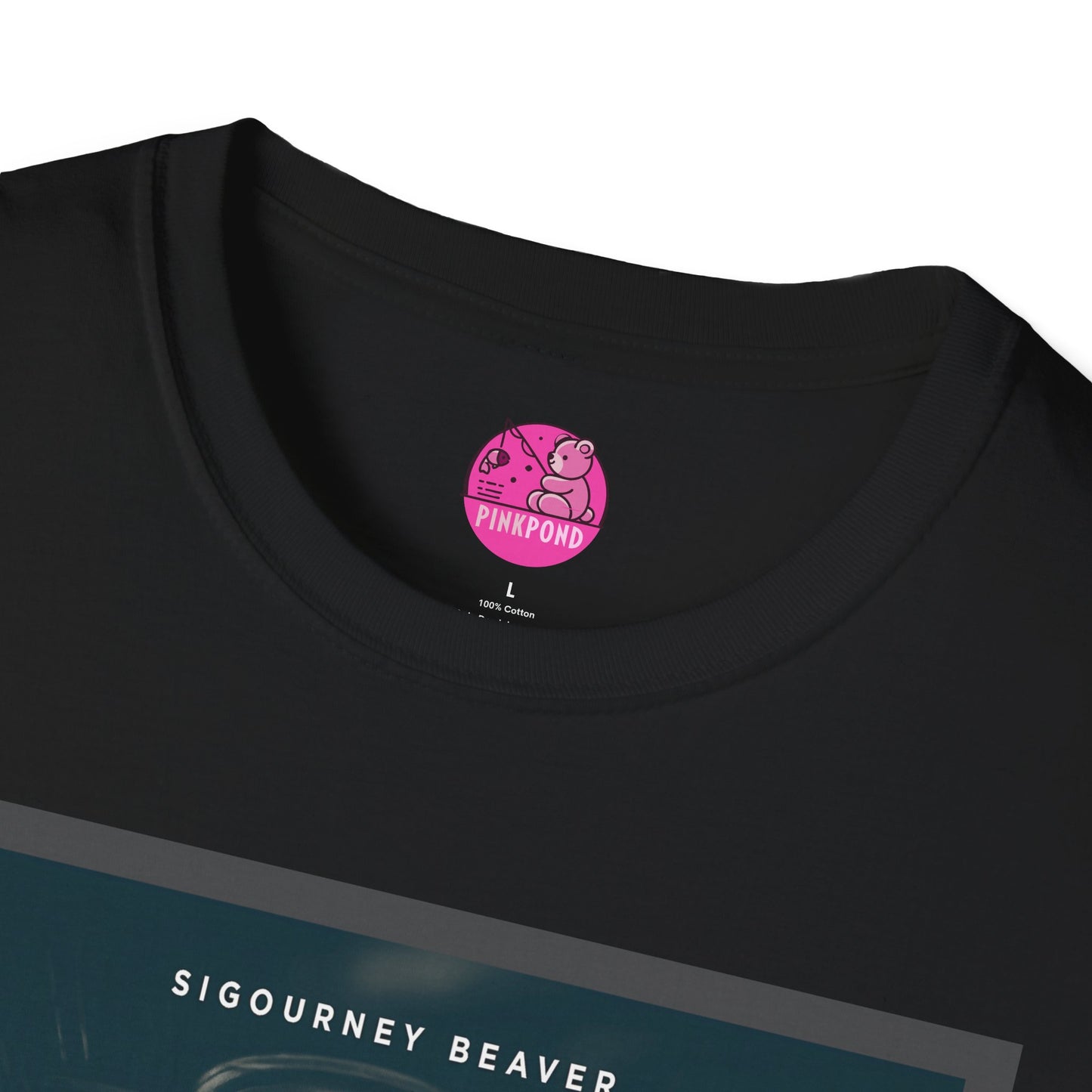Retro Noir Alien Parody Sci-Fi T-Shirt Featuring Sigourney Beaver
