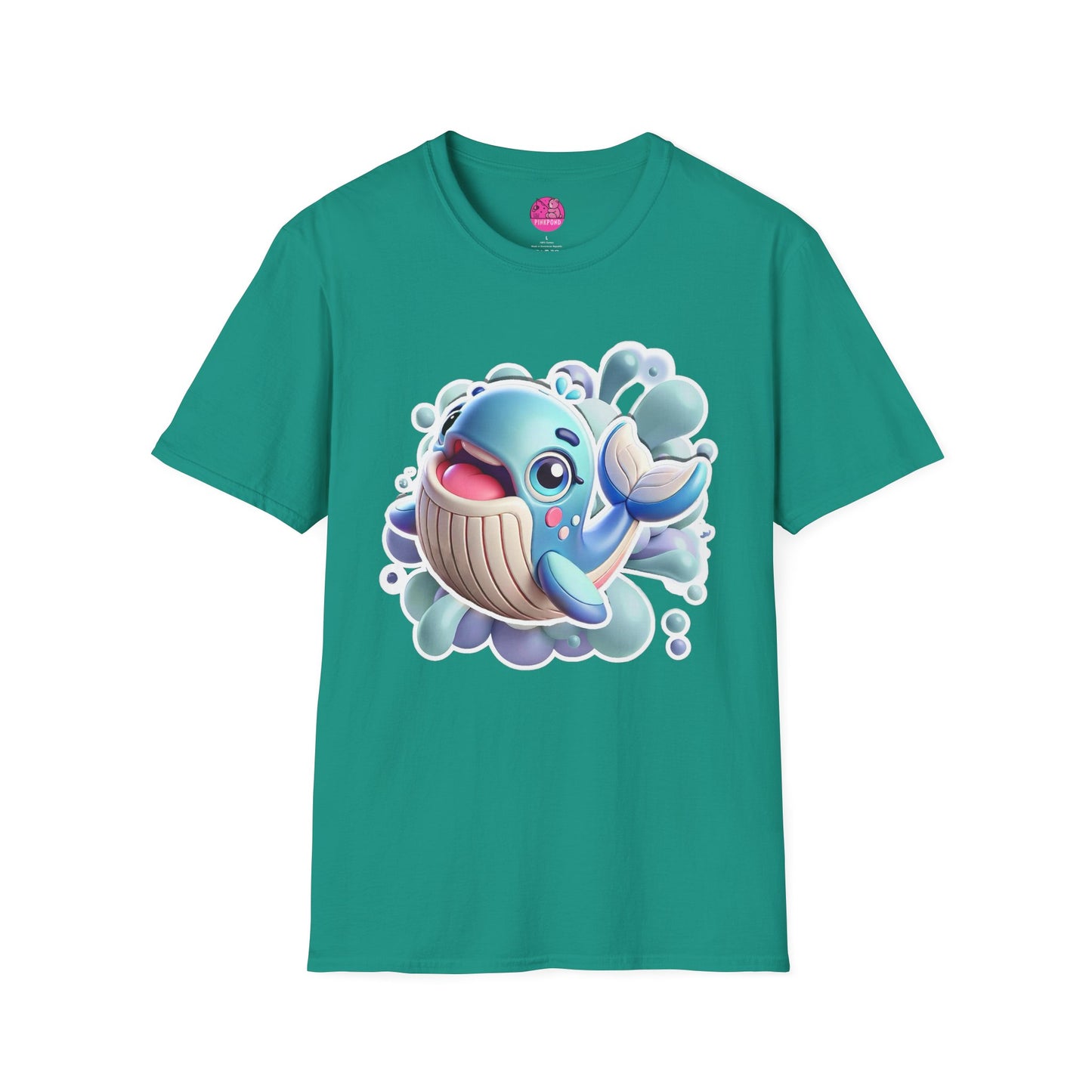 Walter the Whale - Joyful Ocean Explorer T-Shirt