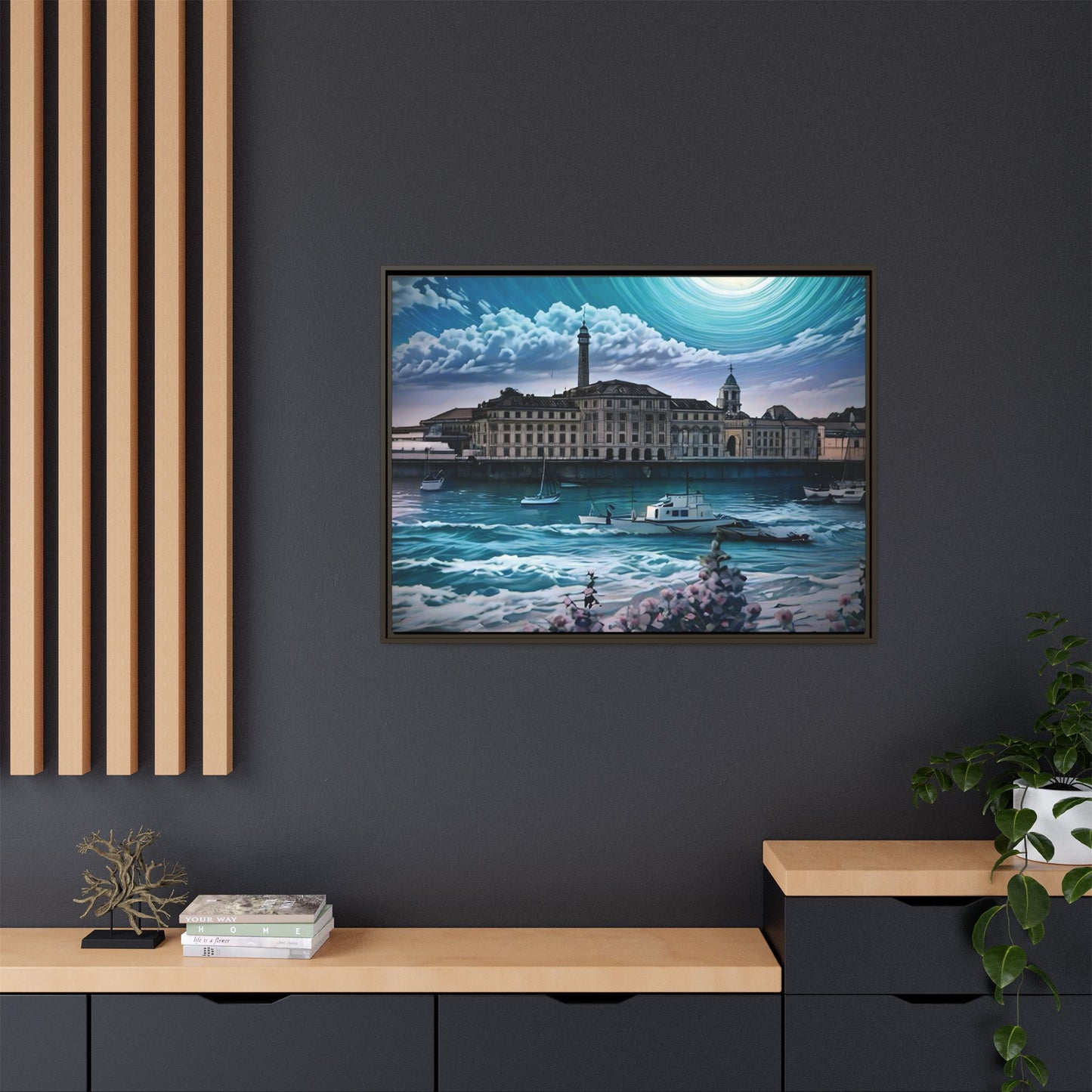 Tides of Time – Royal William Yard by Andrew McCarter - Canvas Print