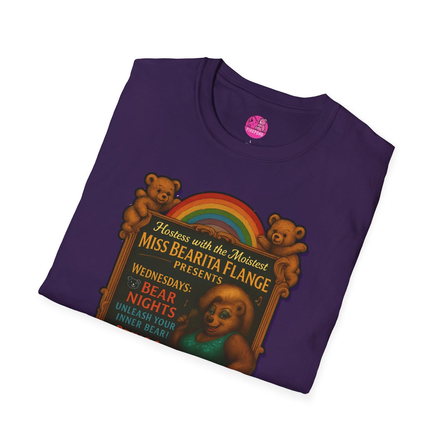 Bearita Flange Presents - camp drag bear tee