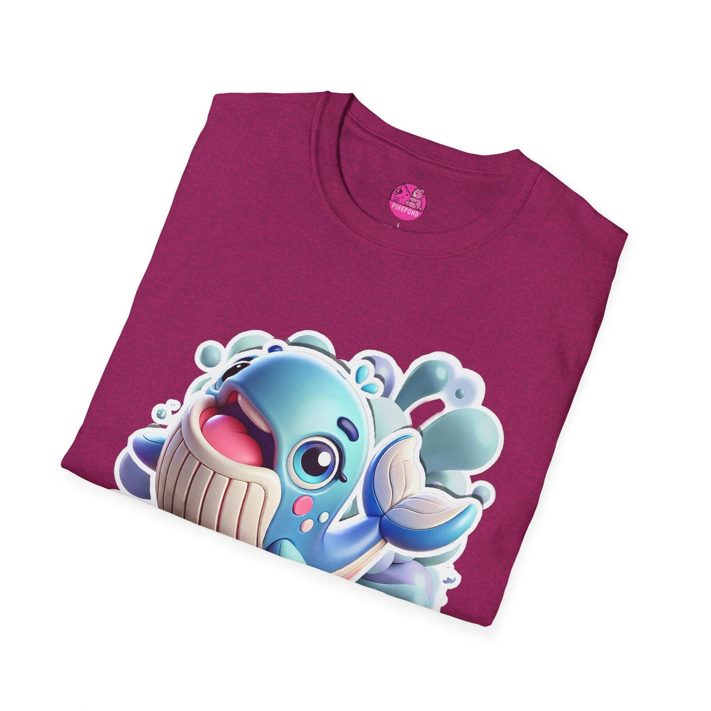 Walter the Whale - Joyful Ocean Explorer T-Shirt