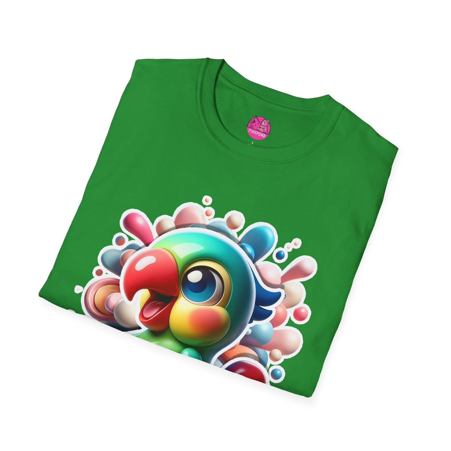 Penelope Parrot - Unisex Softstyle T-Shirt