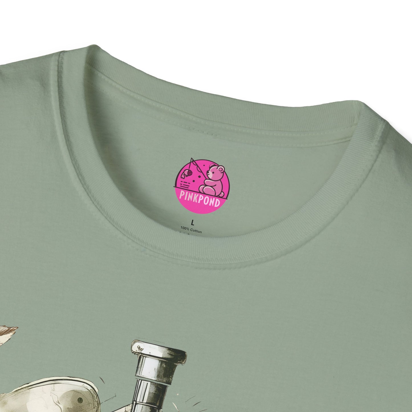 Steampunk T-Shirt 'Breathe In, Wind Up' PinkPond Tee