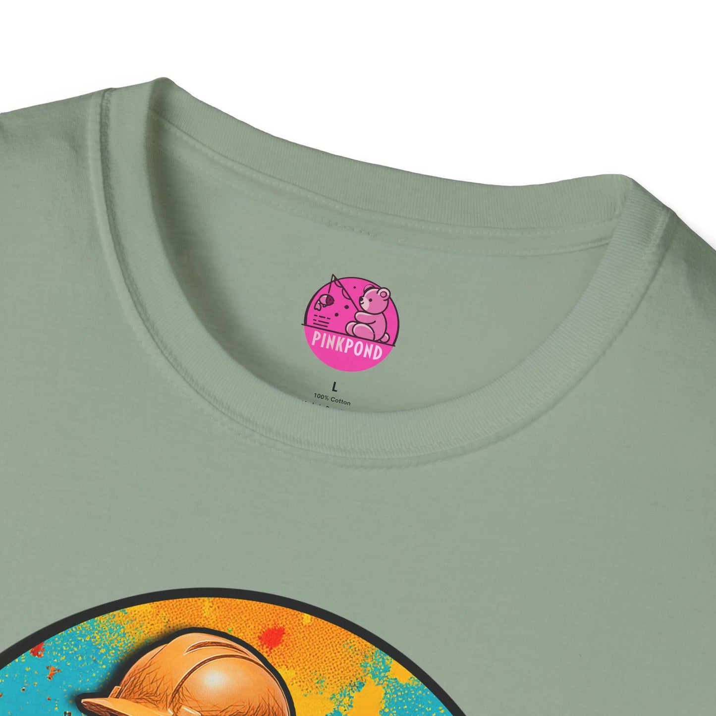 Graphic Tee Builder’s Bum Bear Unisex Softstyle T-Shirt
