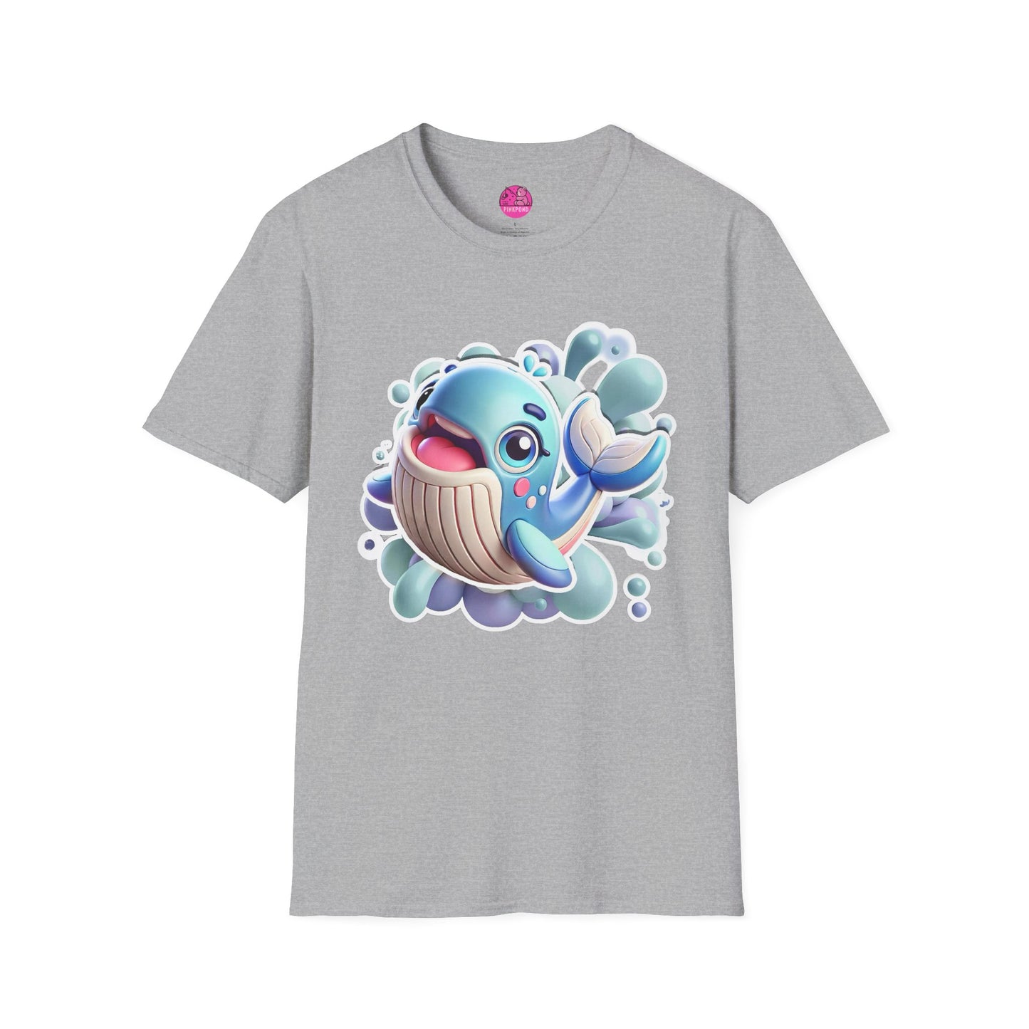 Walter the Whale - Joyful Ocean Explorer T-Shirt