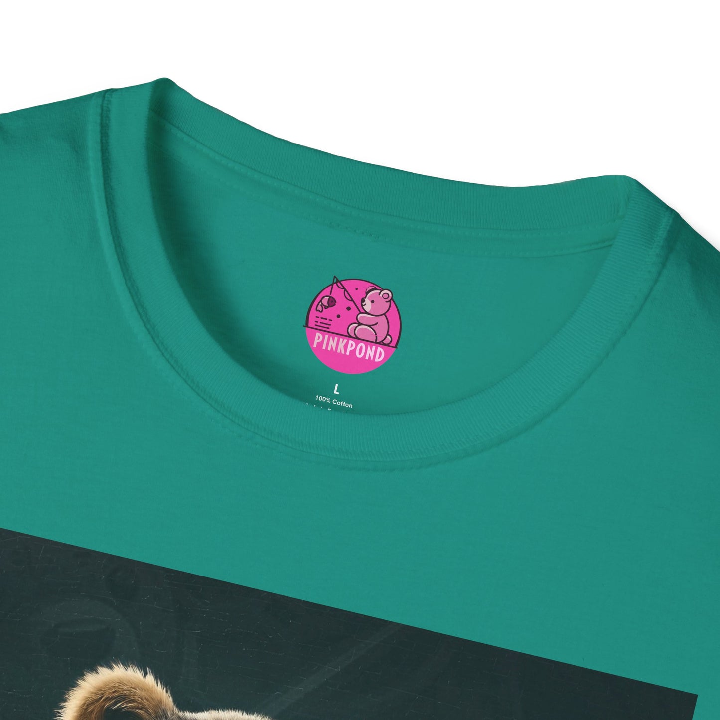 Boss Bear Graphic Tee - Unisex Softstyle T-Shirt for Power Players