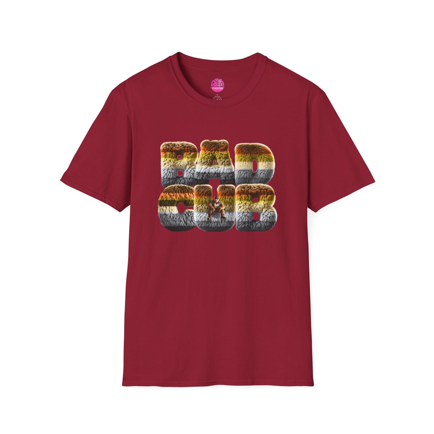 Pride Fur T-Shirt - Bad Cub Bear Pride Tee
