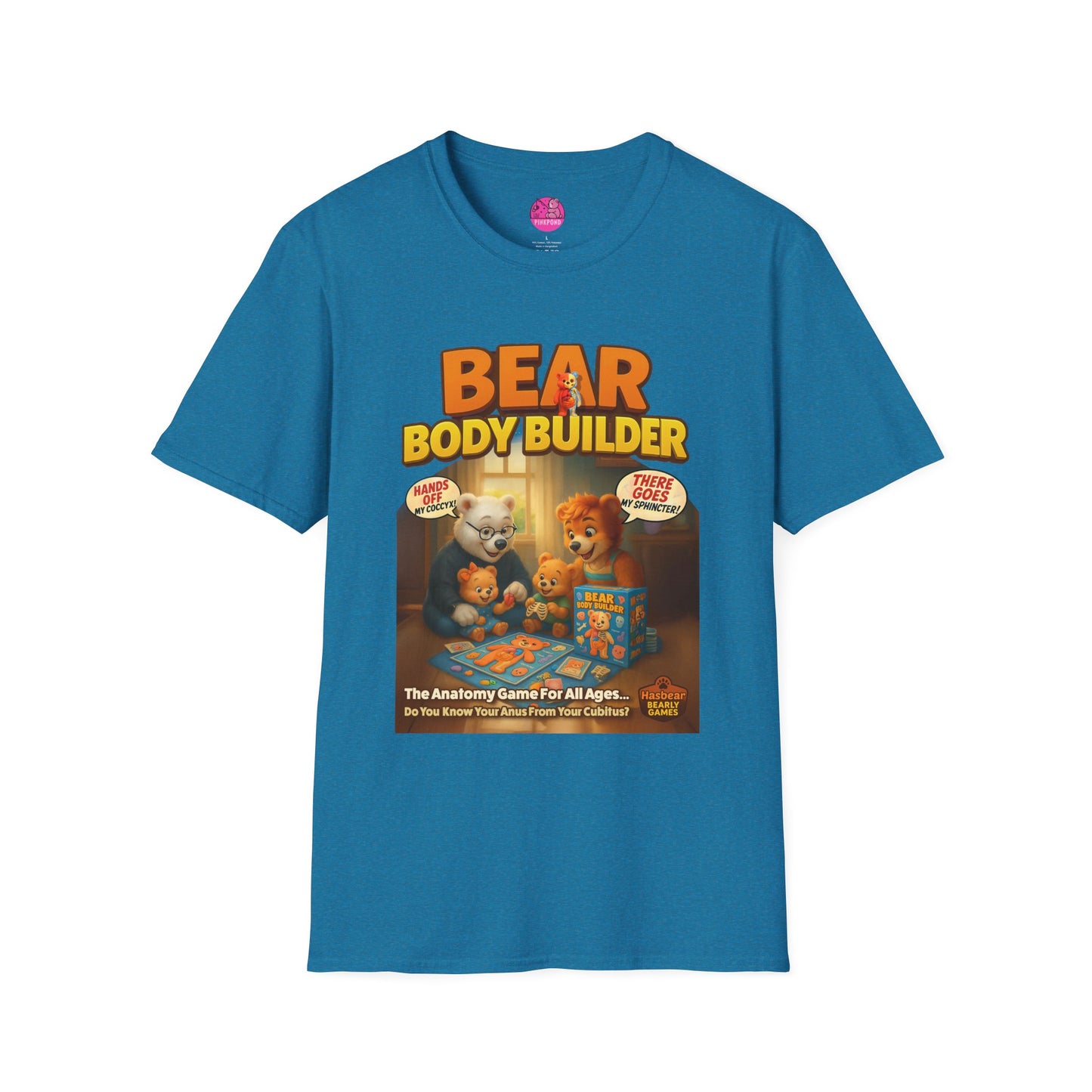 Bear Body Builder Parody Game Tee