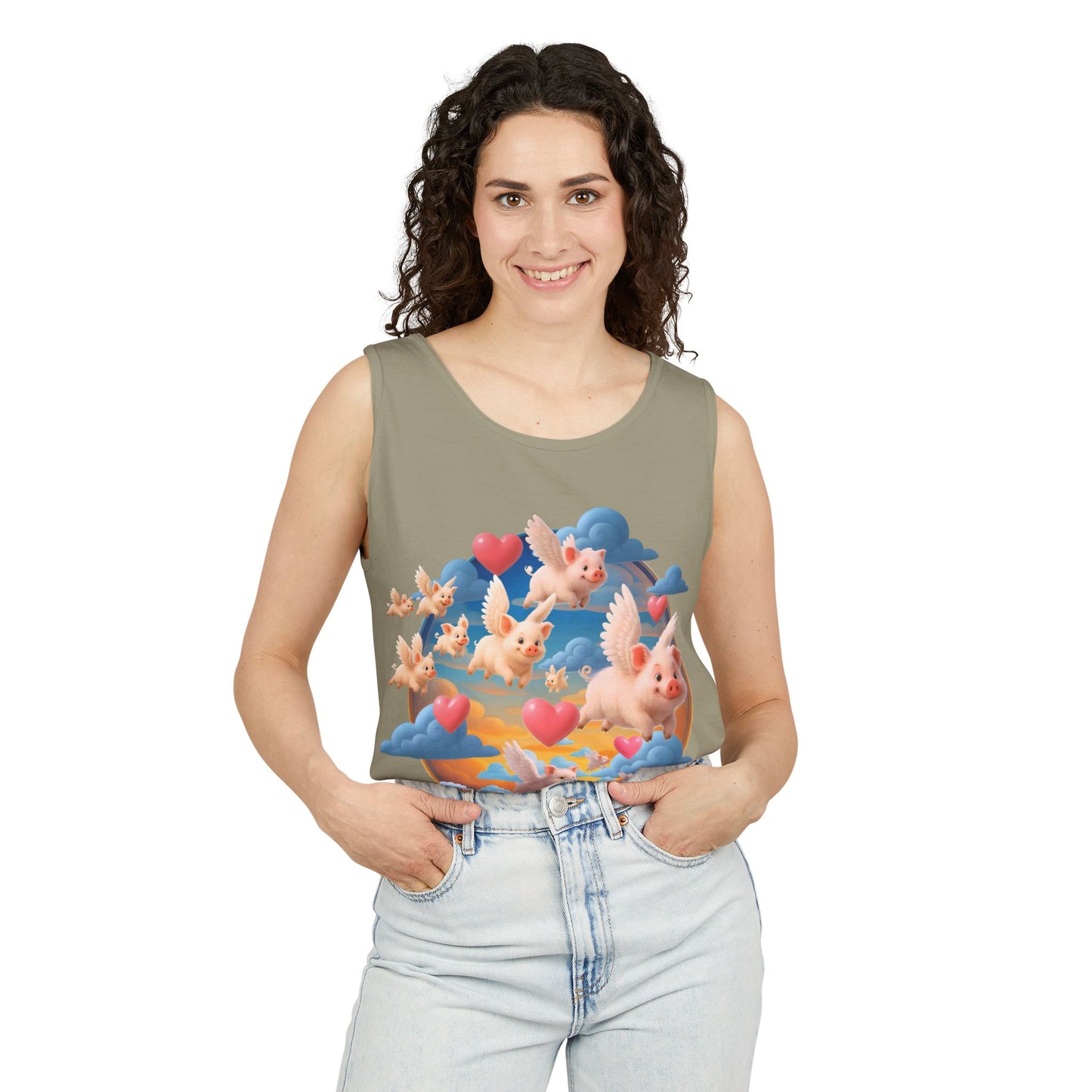 Pigs Might Fly Tank Top