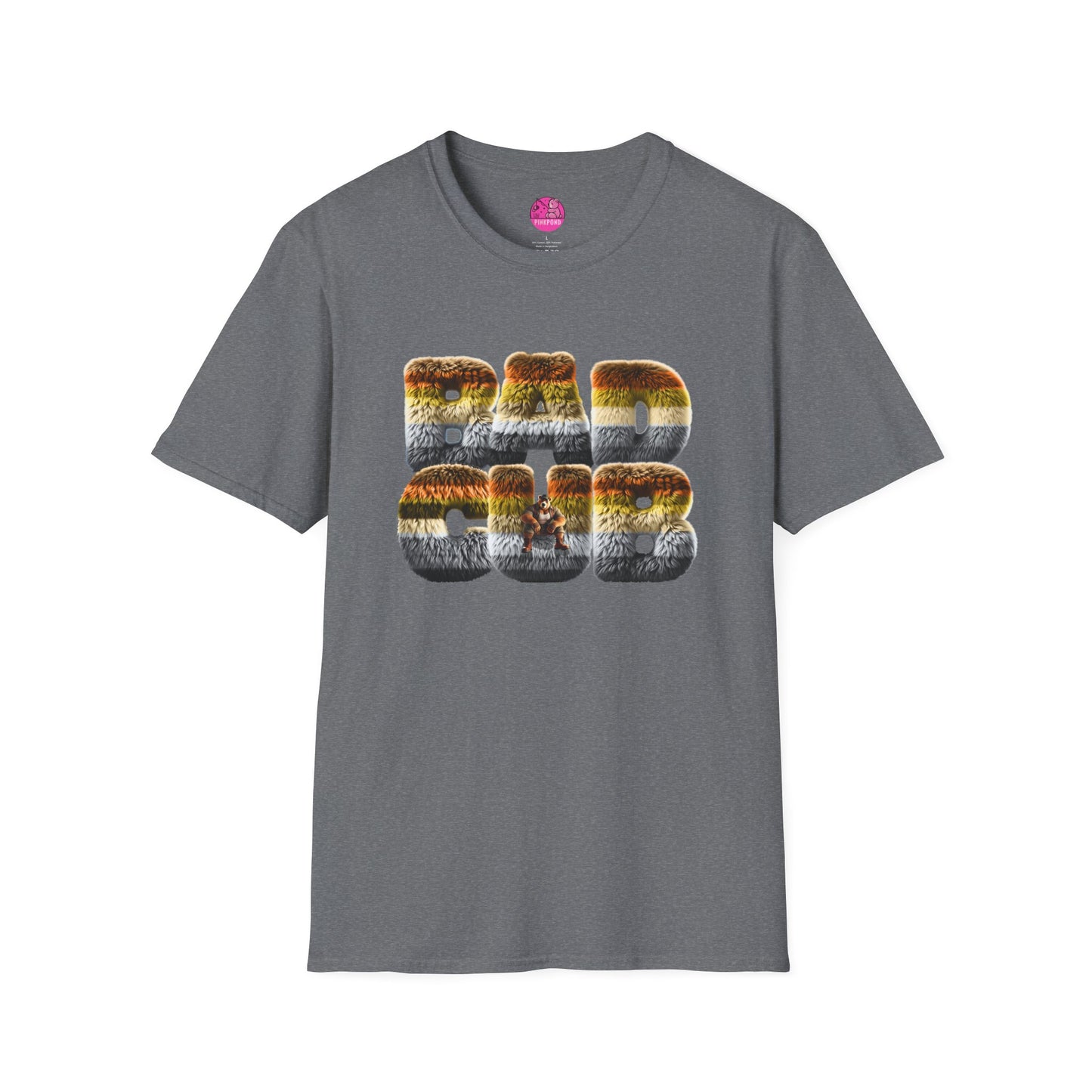Pride Fur T-Shirt - Bad Cub Bear Pride Tee