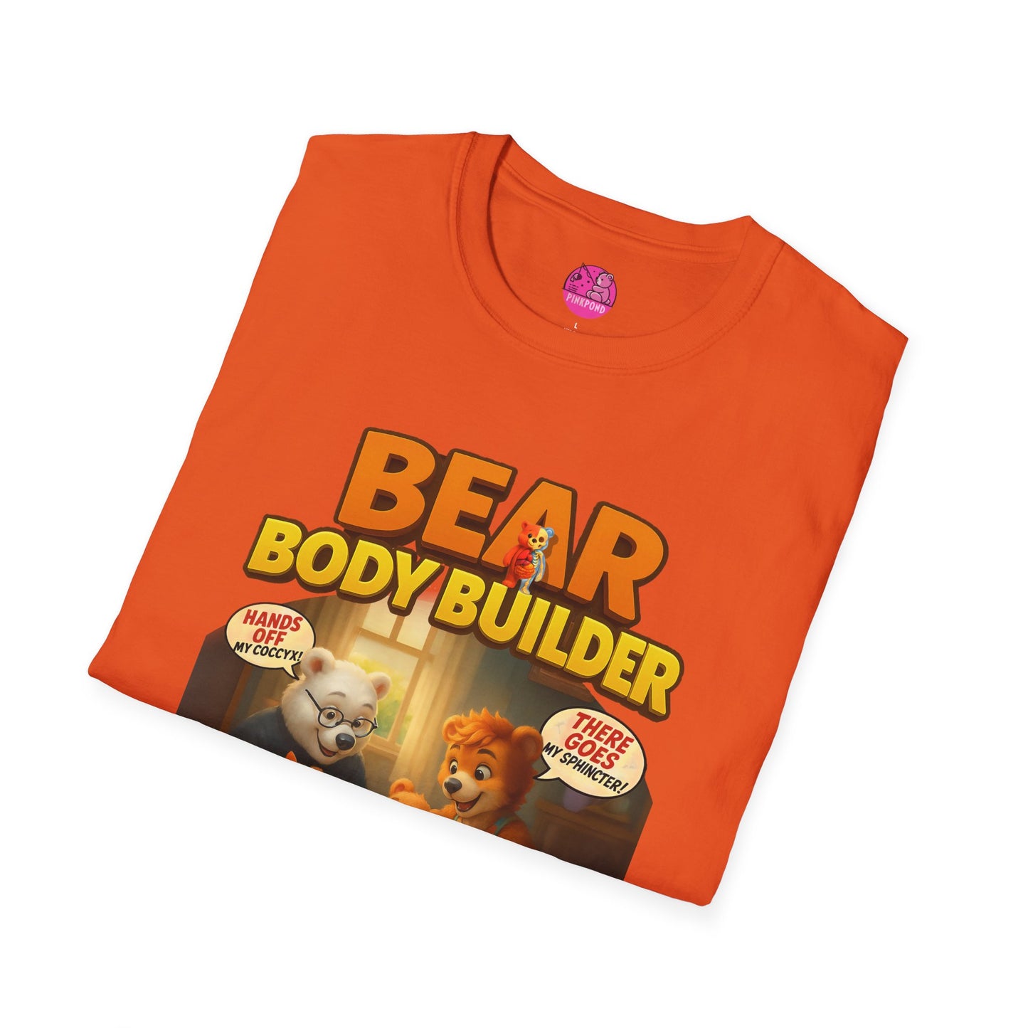 Bear Body Builder Parody Game Tee