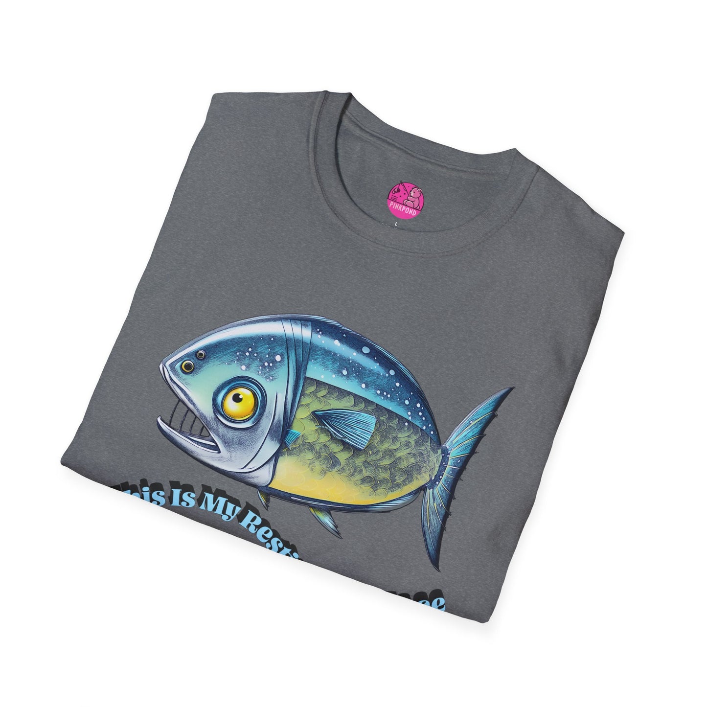 Resting Fish Face T-Shirt - Ocean-Inspired Unisex Tee for Marine Enthusiasts and Pun-Lovers