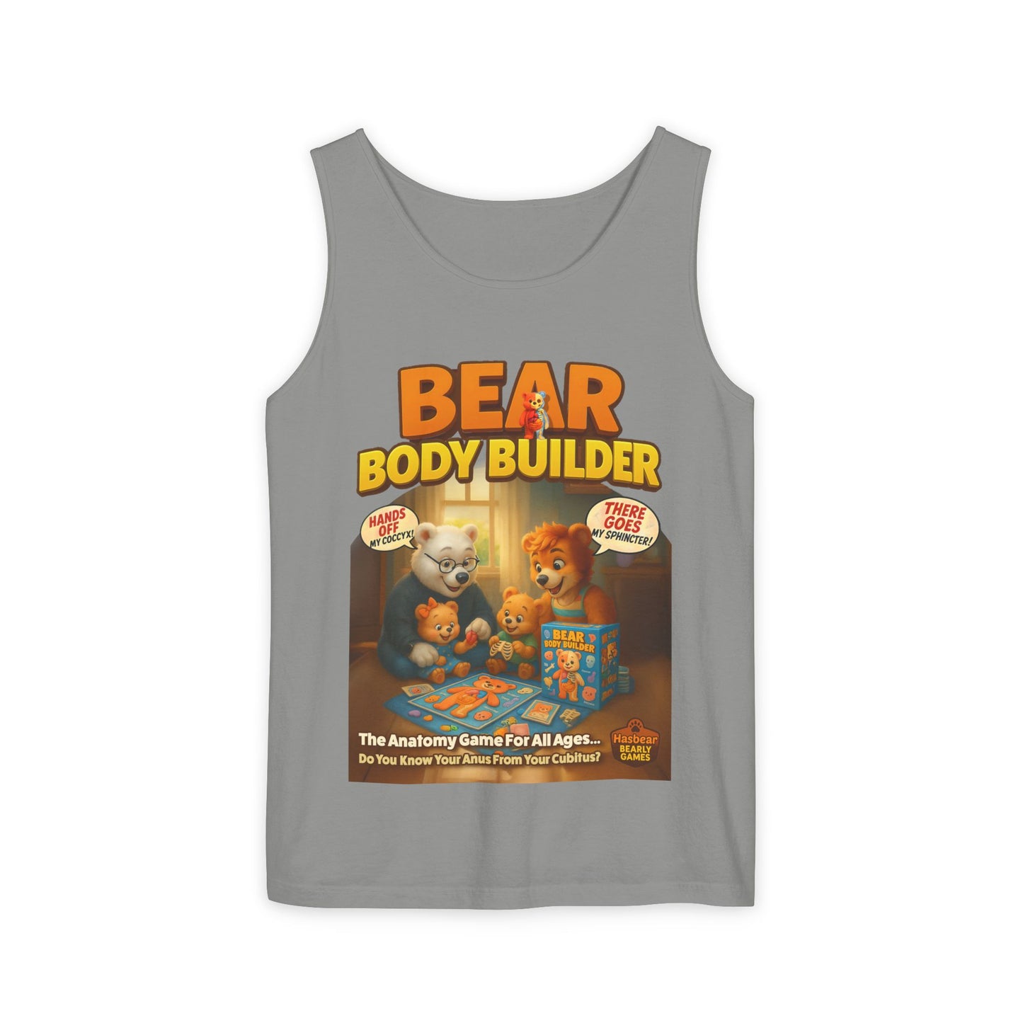 Bear Body Builder Parody Game Tank Top - Unisex