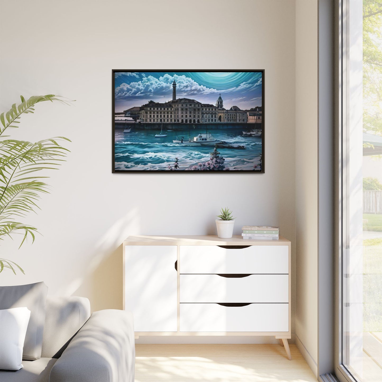Tides of Time – Royal William Yard by Andrew McCarter - Canvas Print