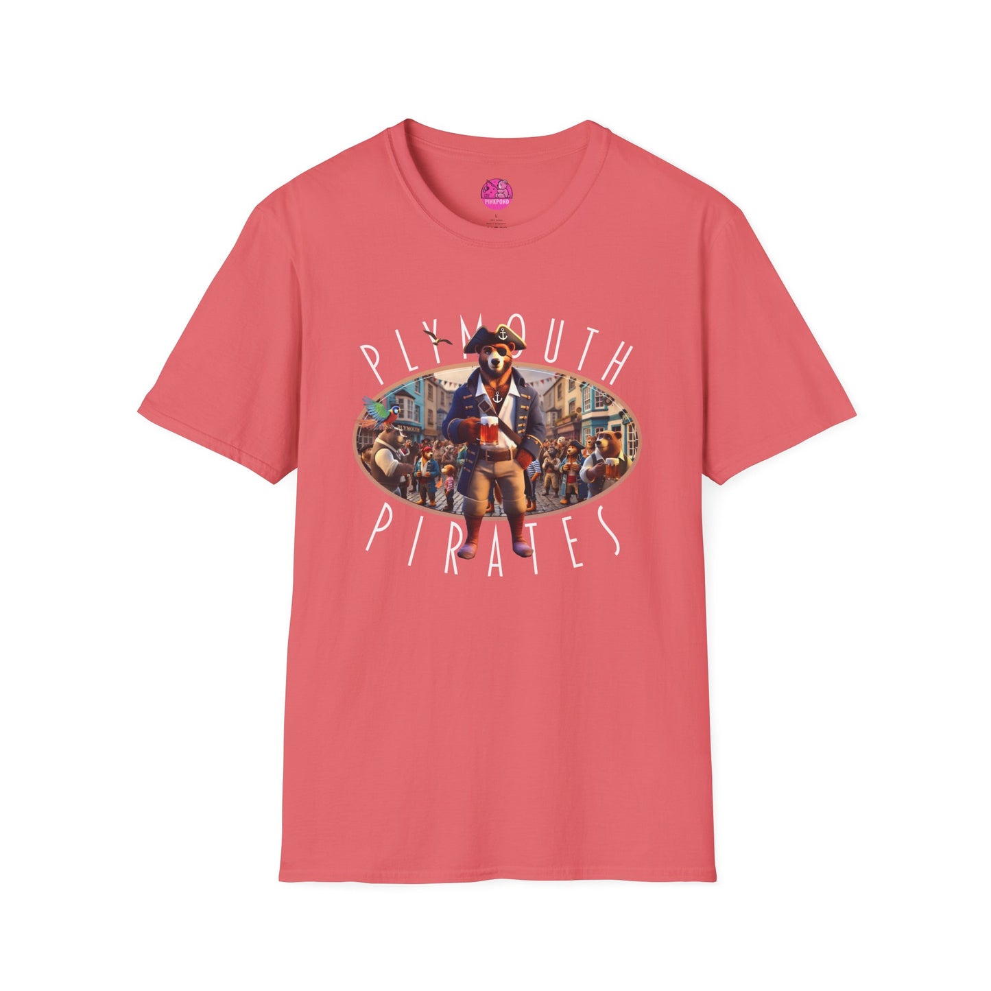 Plymouth Pirates Bear T-Shirt