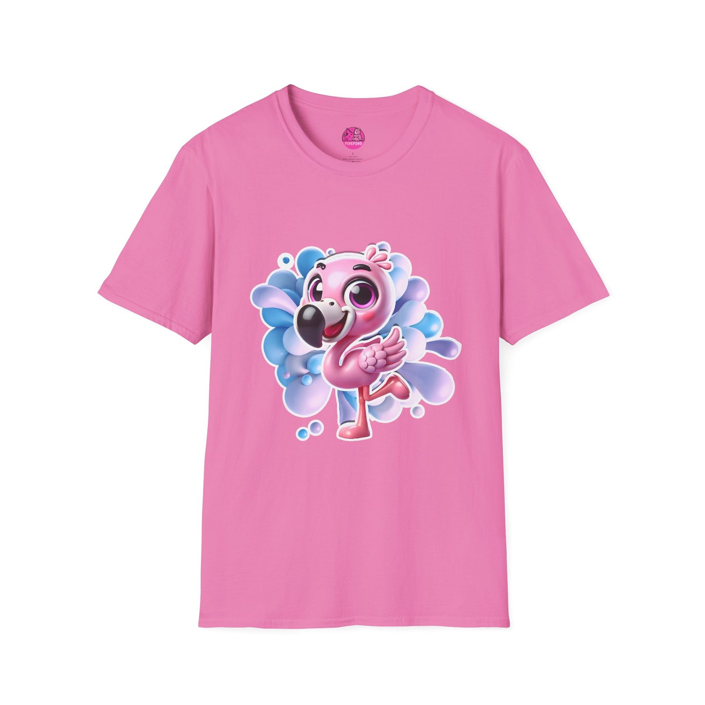 Fun and Colourful Fernando the Flamingo Unisex T-shirt