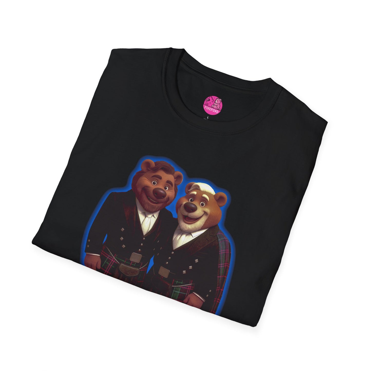The Happy Bear Couple T-Shirt - Cheeky Edition, Love and Laughter Apparel