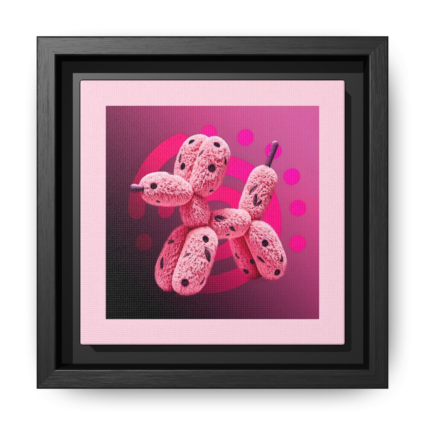 Canvas Art Print - Furry Balloon Dog
