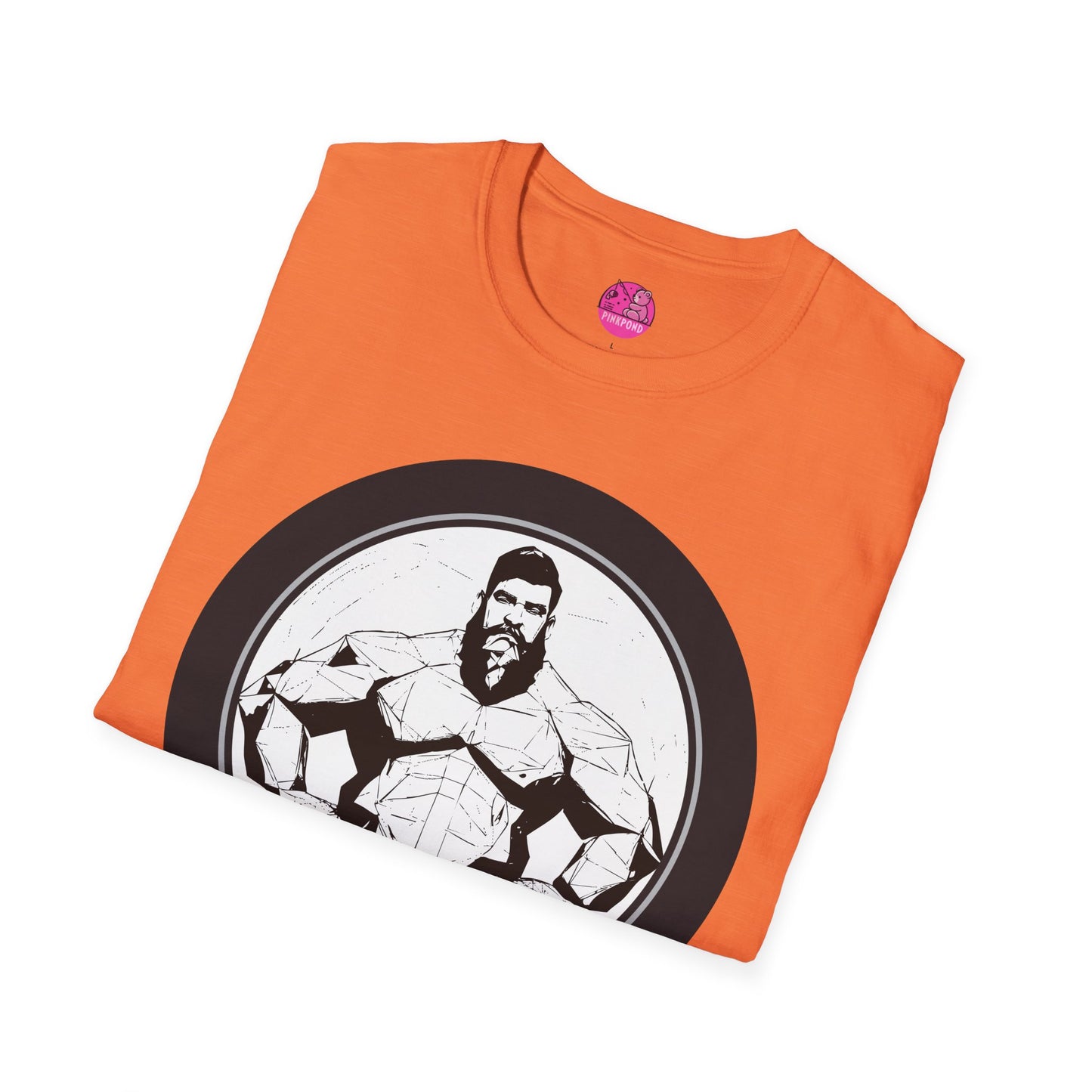 Muscle Bear T-Shirt - Bold Geometric Strength Unleash Your Inner Power