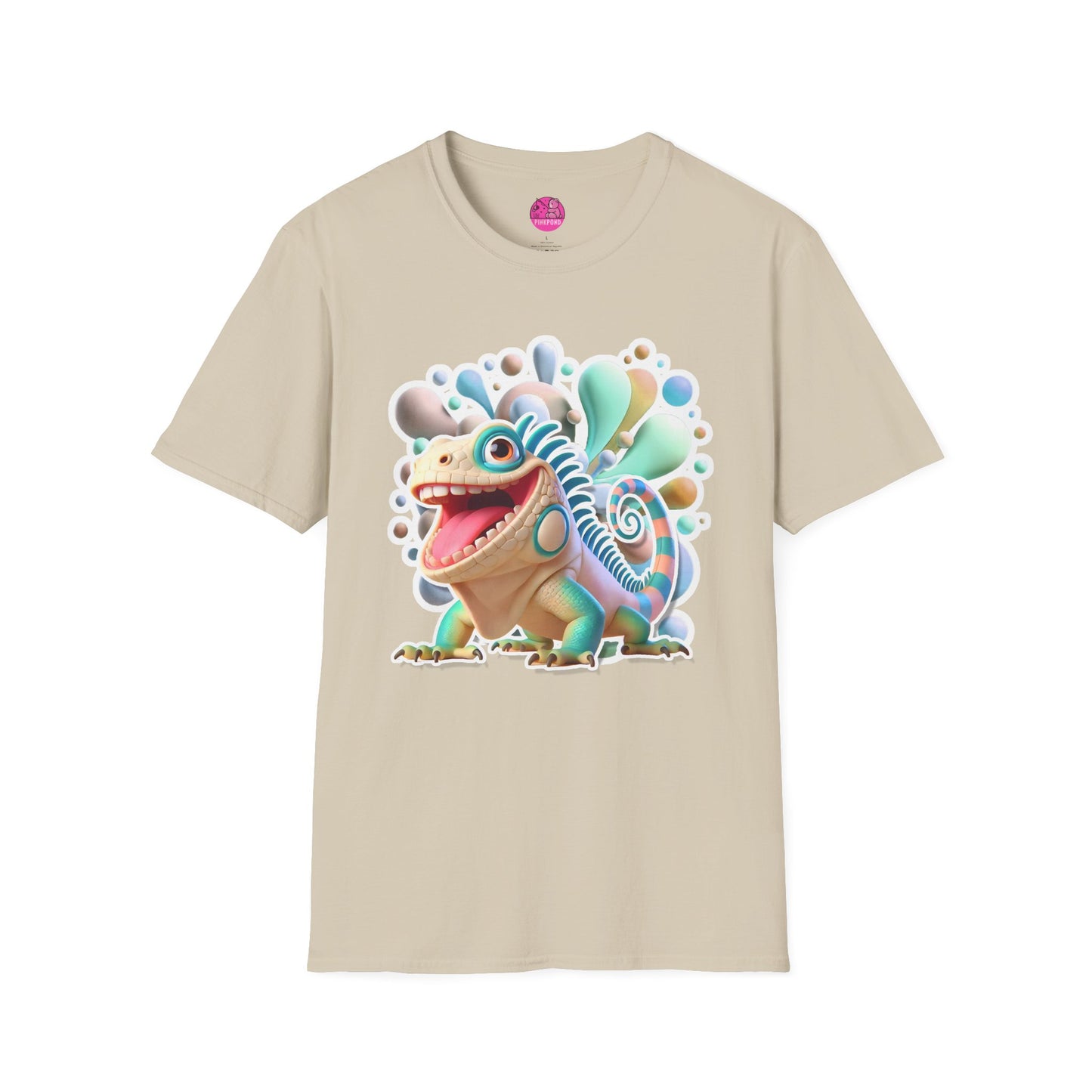 Iggy the Iguana T-Shirt โ The King of Cool! - Unisex Softstyle Tee