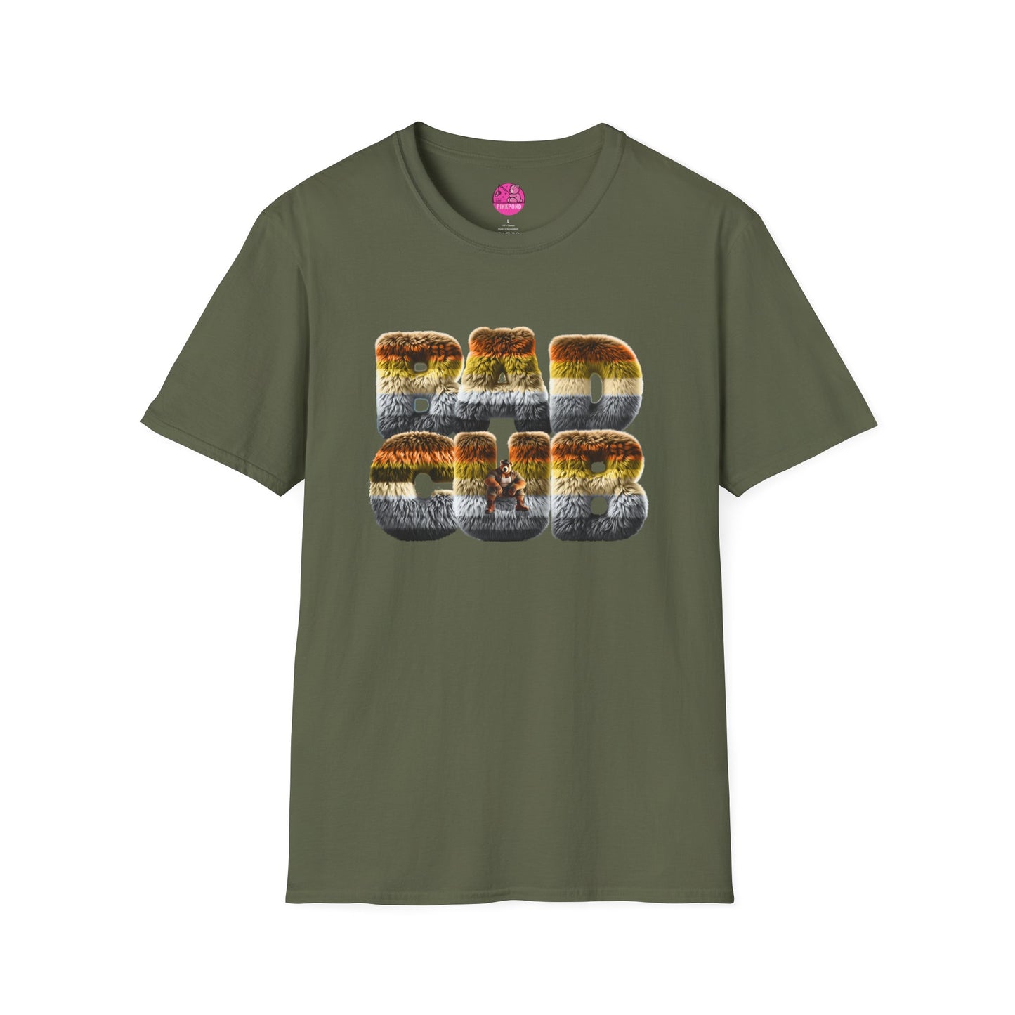 Pride Fur T-Shirt - Bad Cub Bear Pride Tee