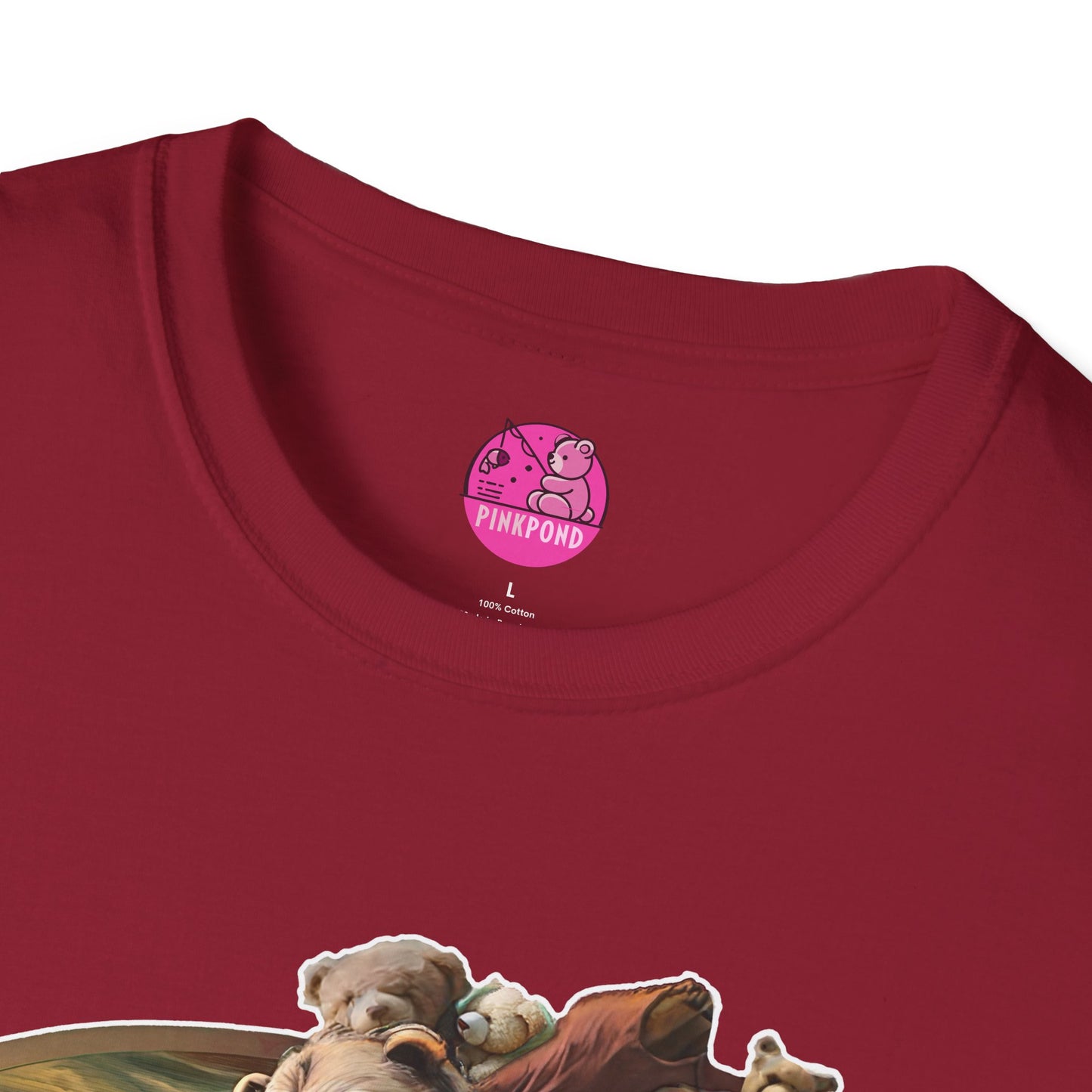 Graphic T-Shirt The Creation of Teddy - Art Lover Gift for bear Fans - Unisex Softstyle