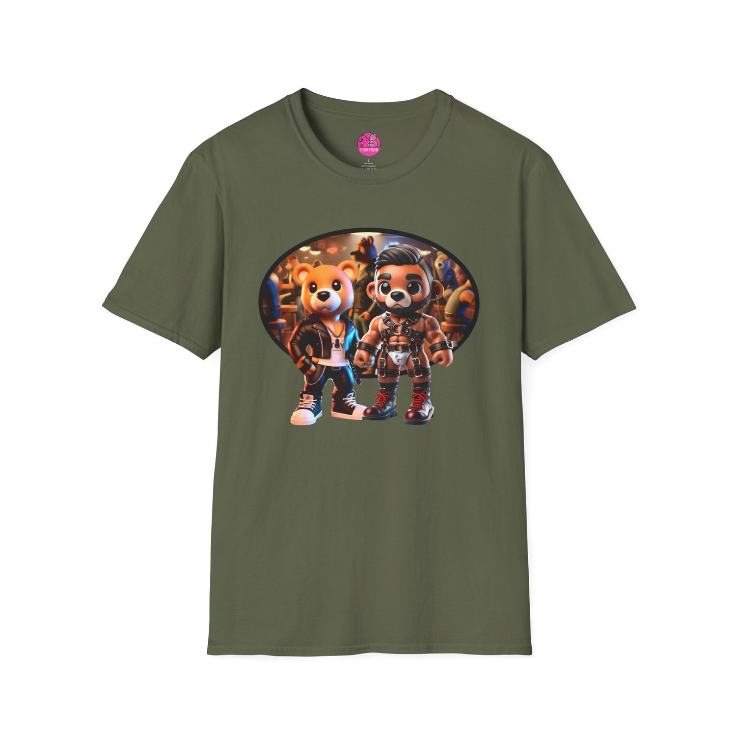 Unisex Graphic Tee - Bear Cubs on the Town LGBTQ+ Pride Shirt