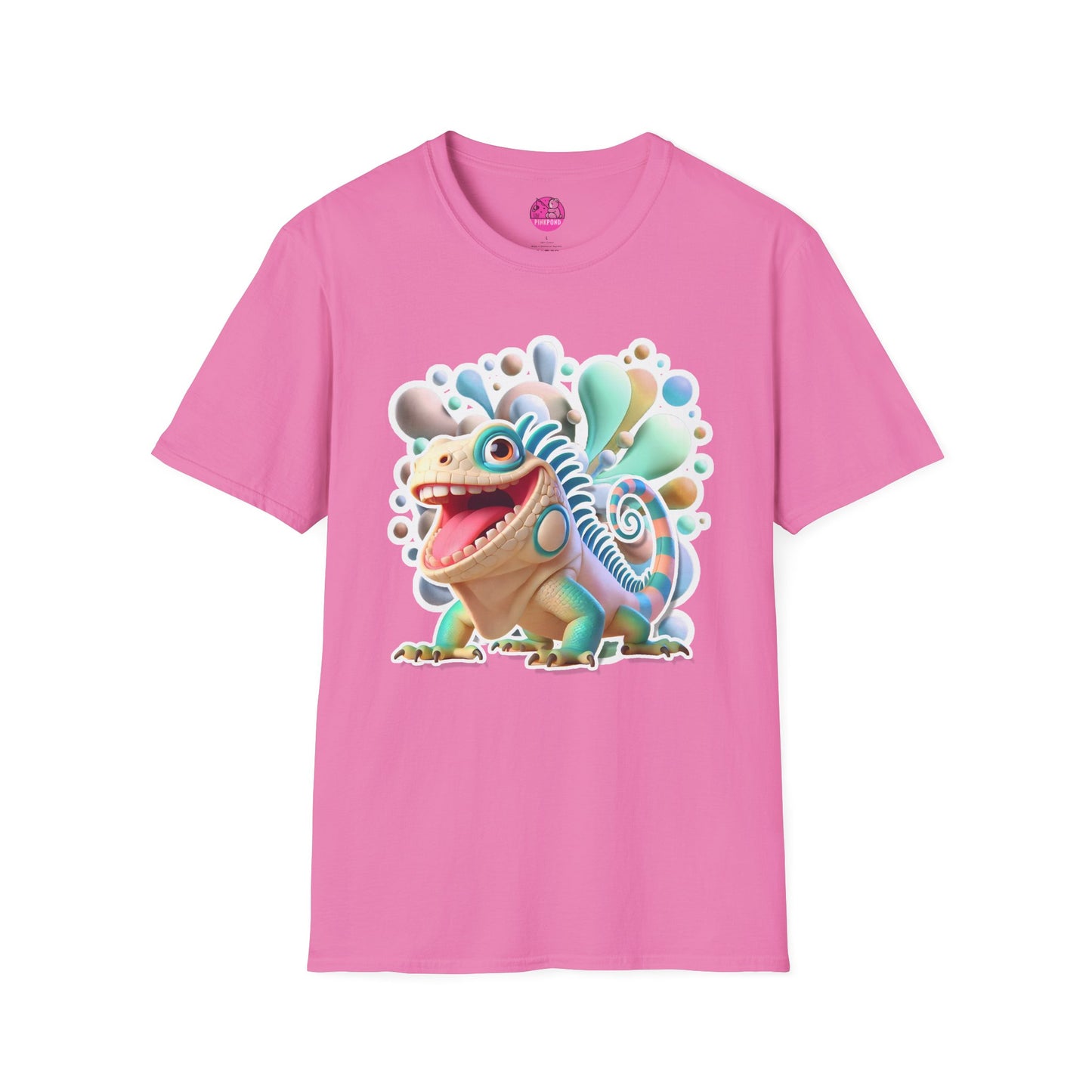 Iggy the Iguana T-Shirt โ The King of Cool! - Unisex Softstyle Tee